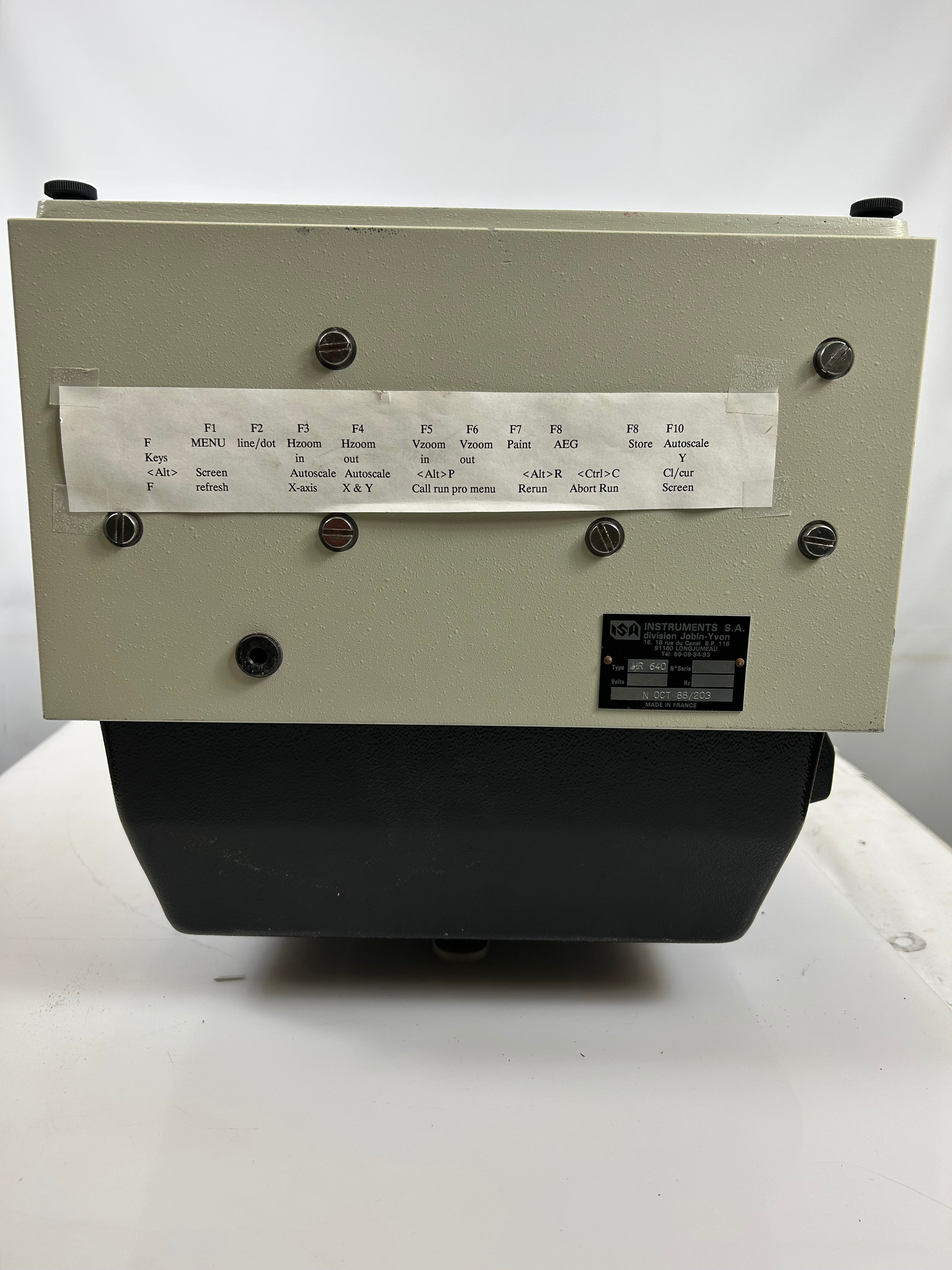 Horiba HR 640 Assembly Spectrometer *Untested*