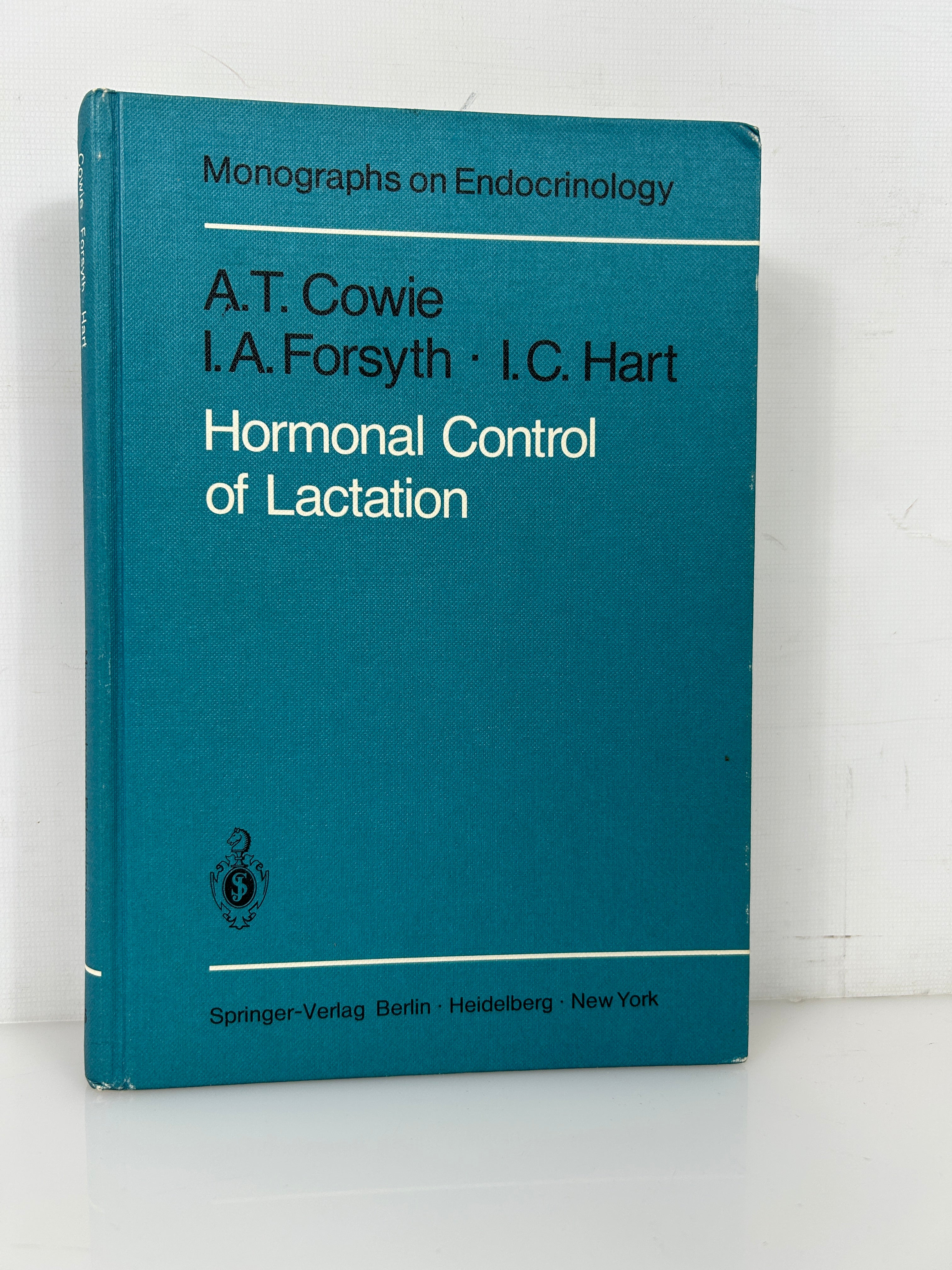 Hormonal Control Of Lactation Cowie Endocrinology Milk Dairy Mammary 1980 HC