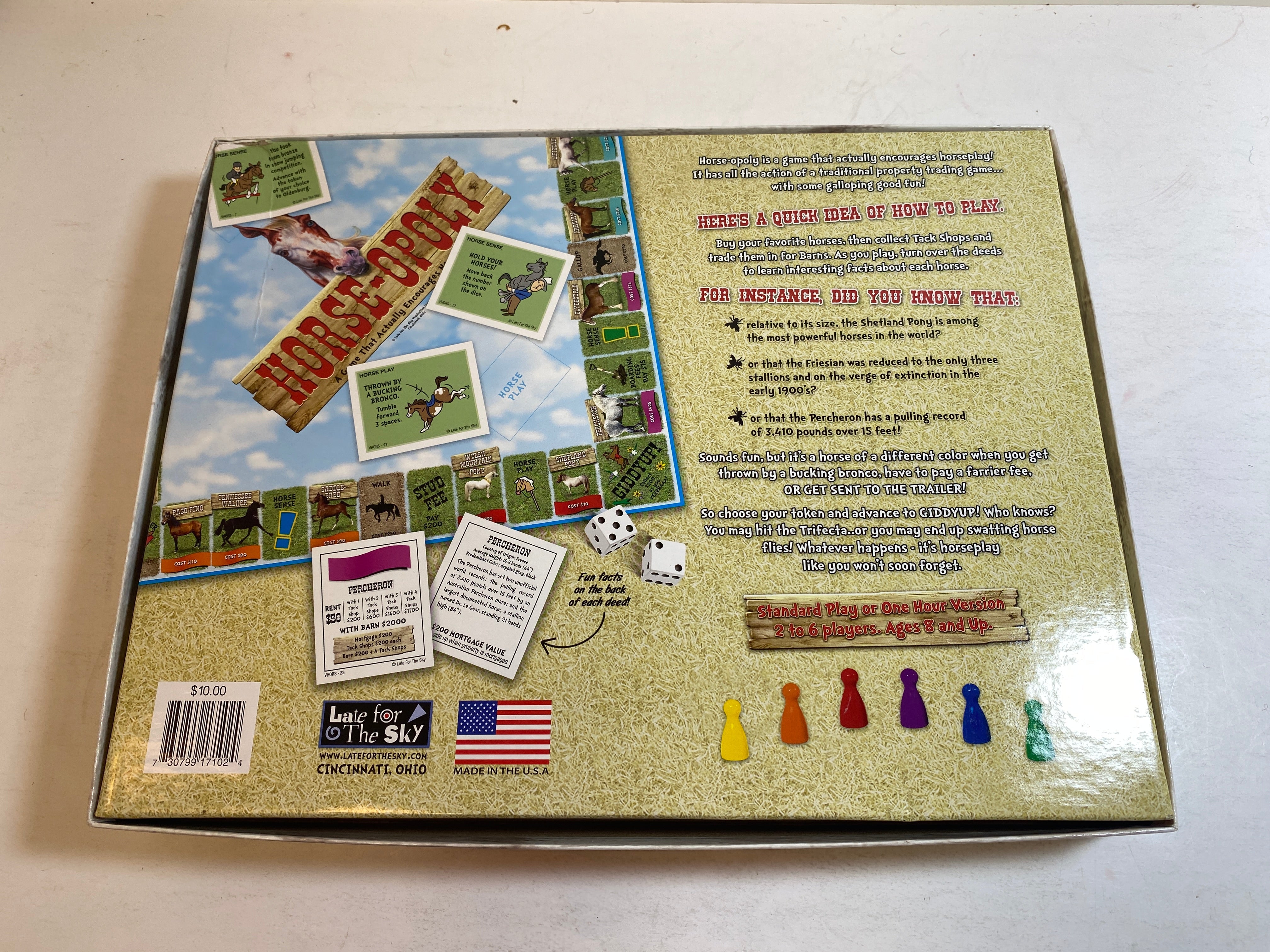 Horse-opoly Board Game