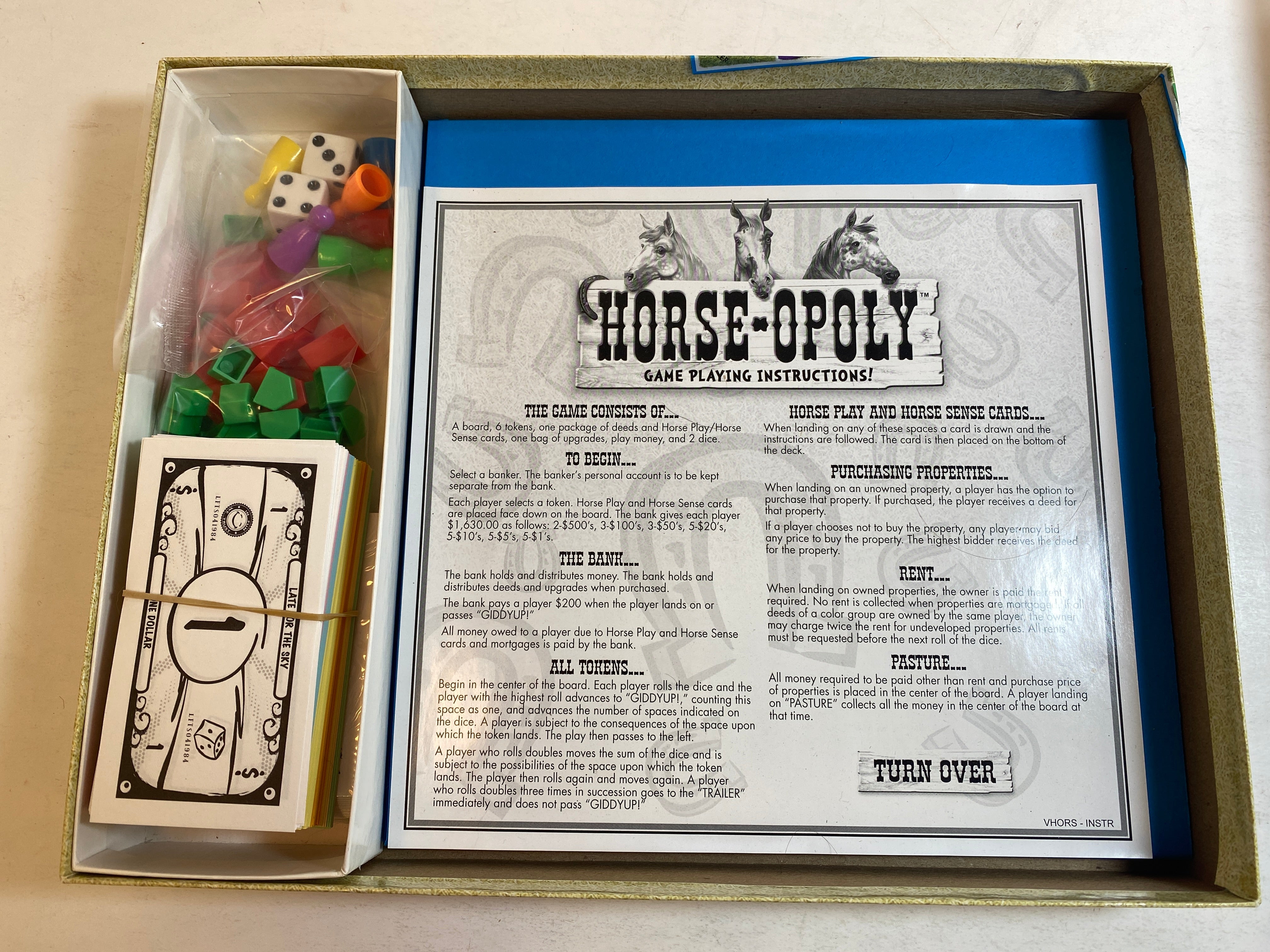 Horse-opoly Board Game