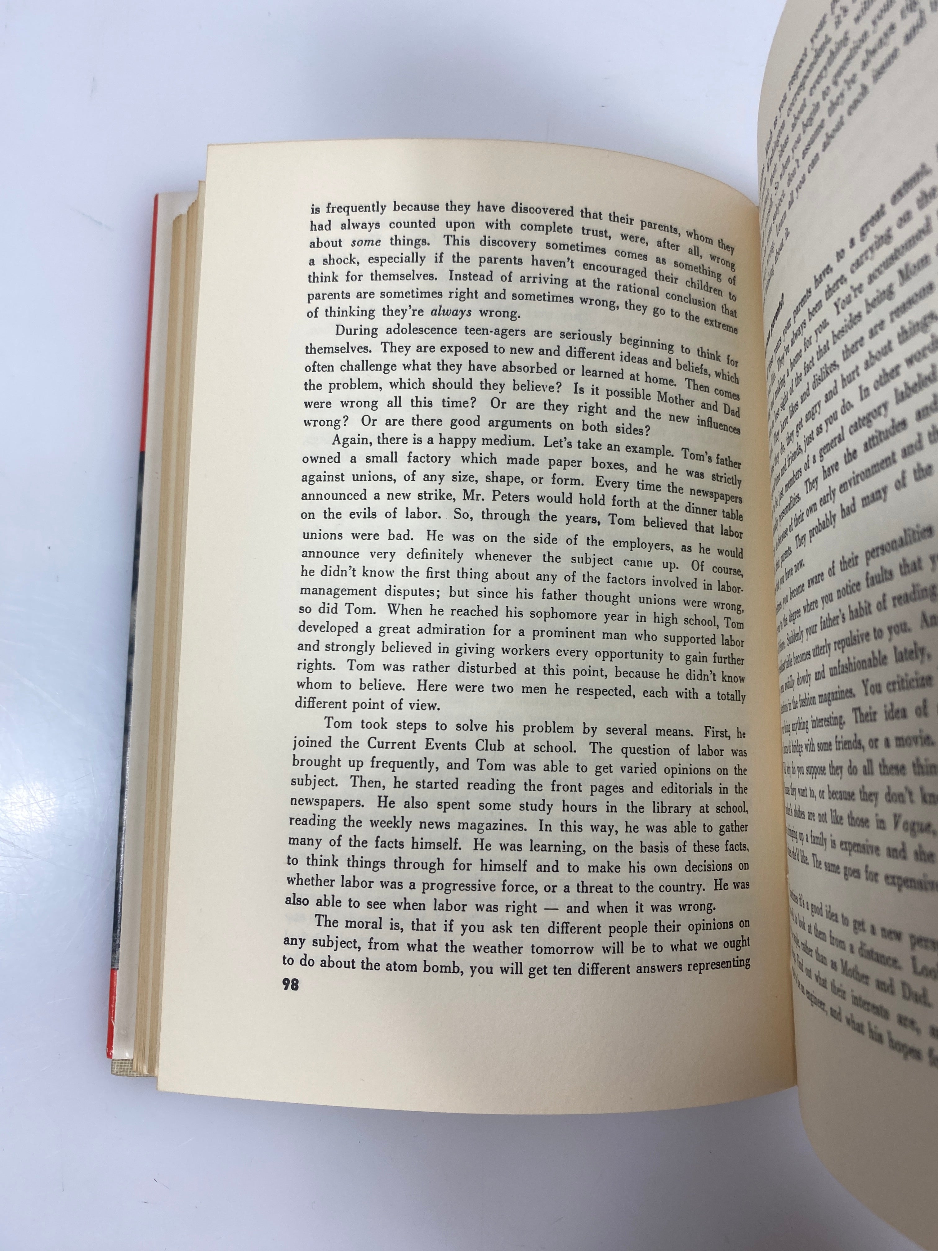 How to be a Successful Teenager by Menninger 1959 HCDJ