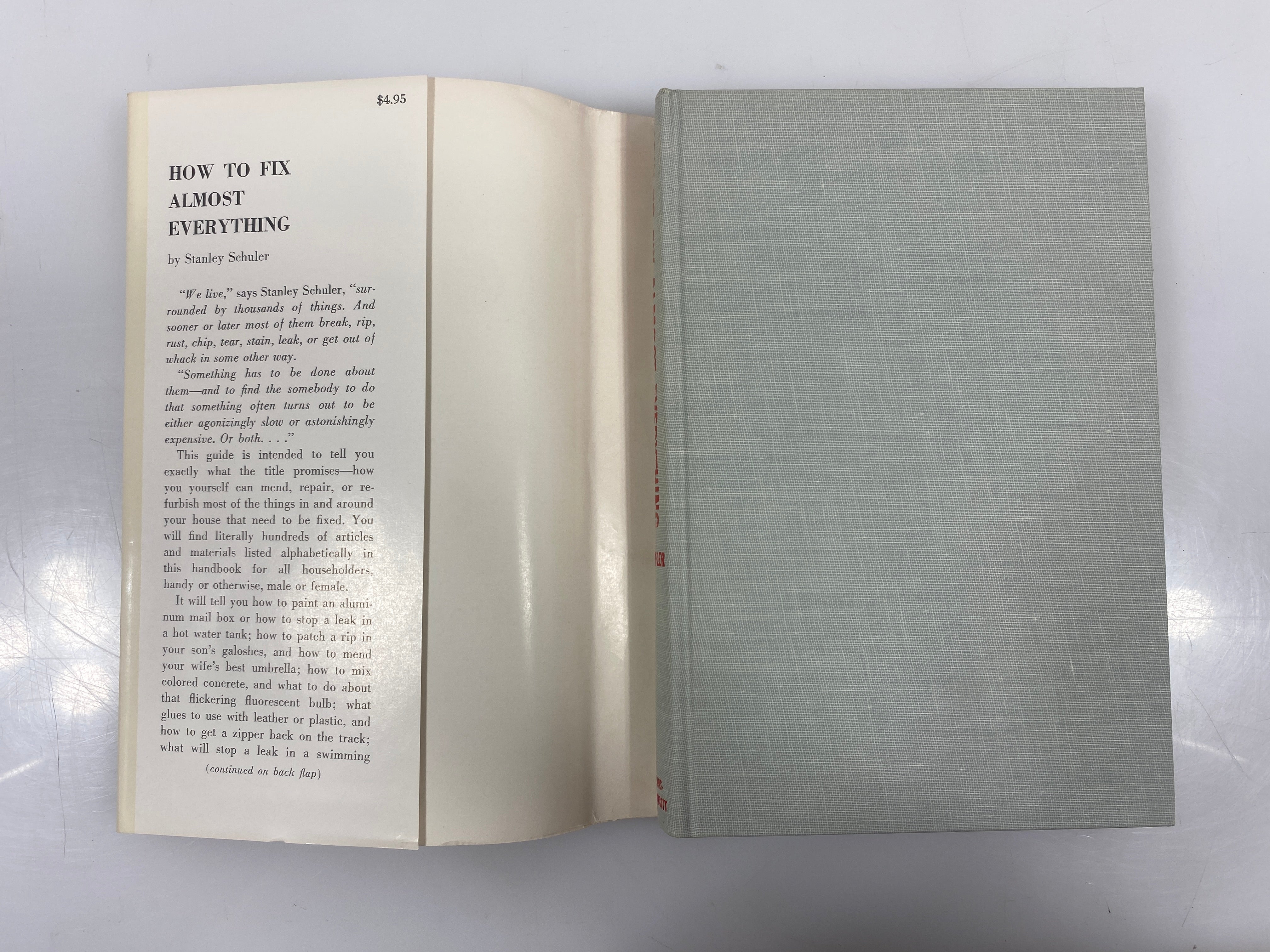 How to Fix Almost Anything by Schuler 1963 HCDJ