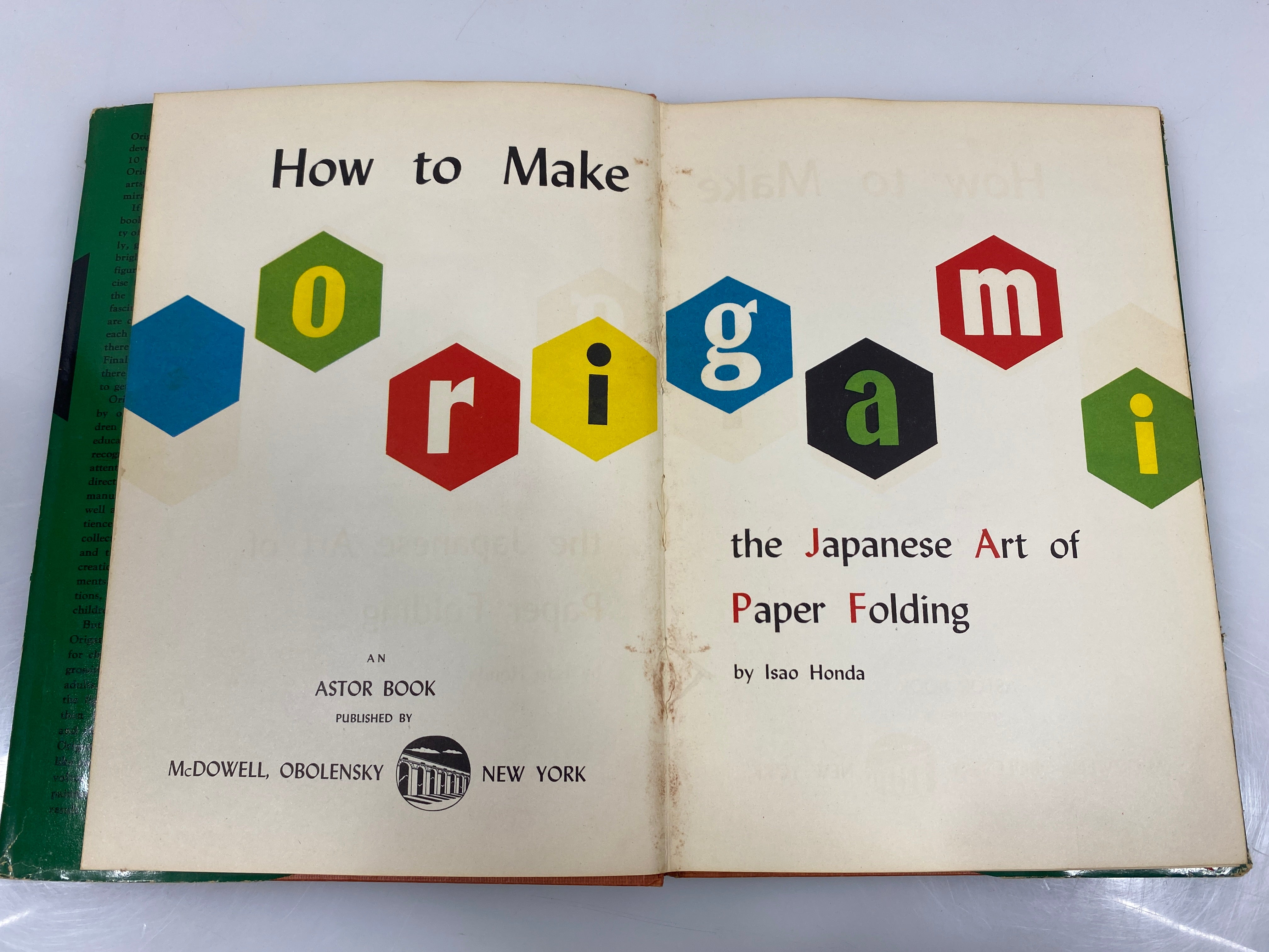 How to Make Origami Isao Honda 1959 HCDJ