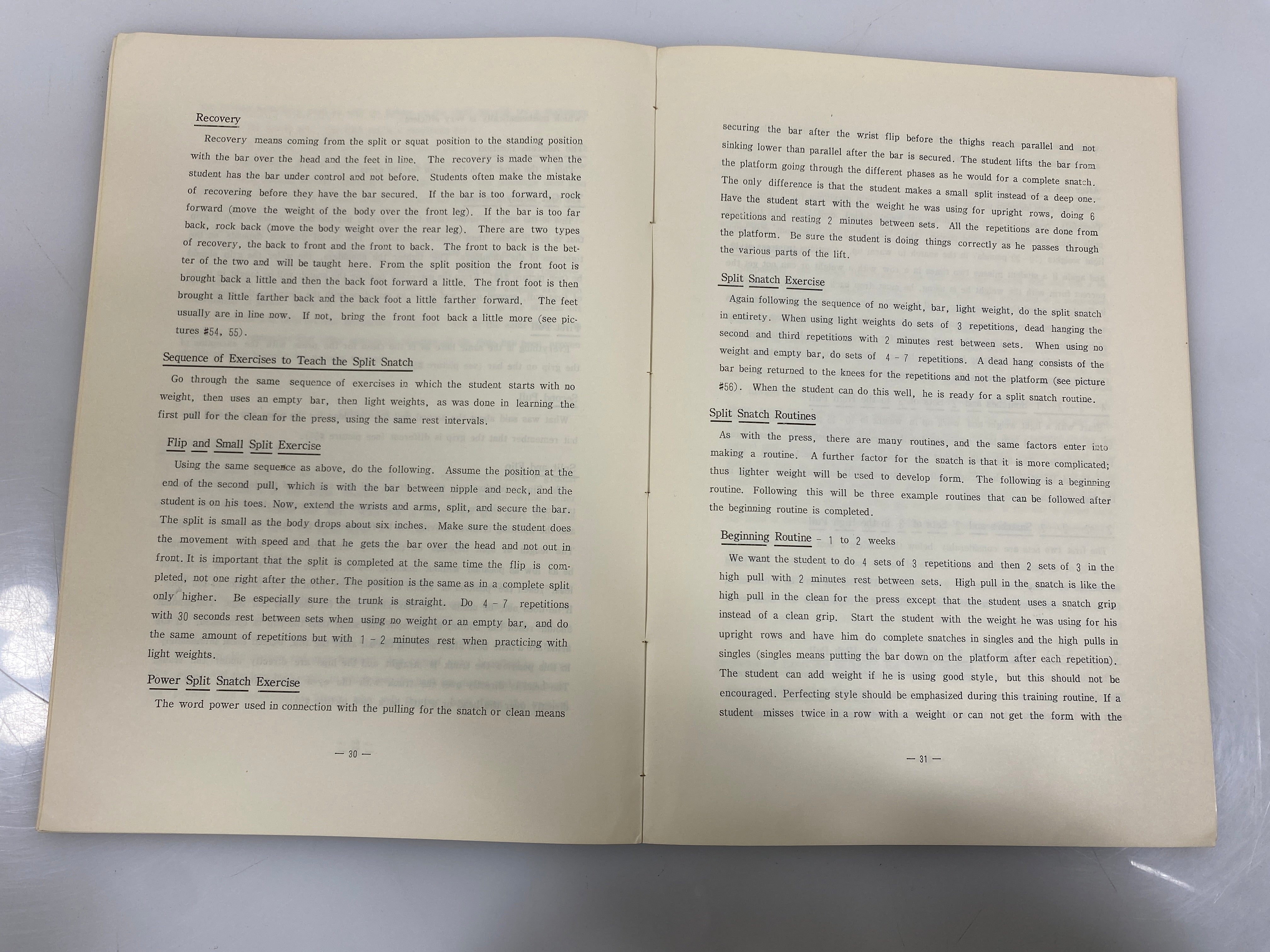 How to Teach Weightlifting in High School & College by Miller Vintage SC