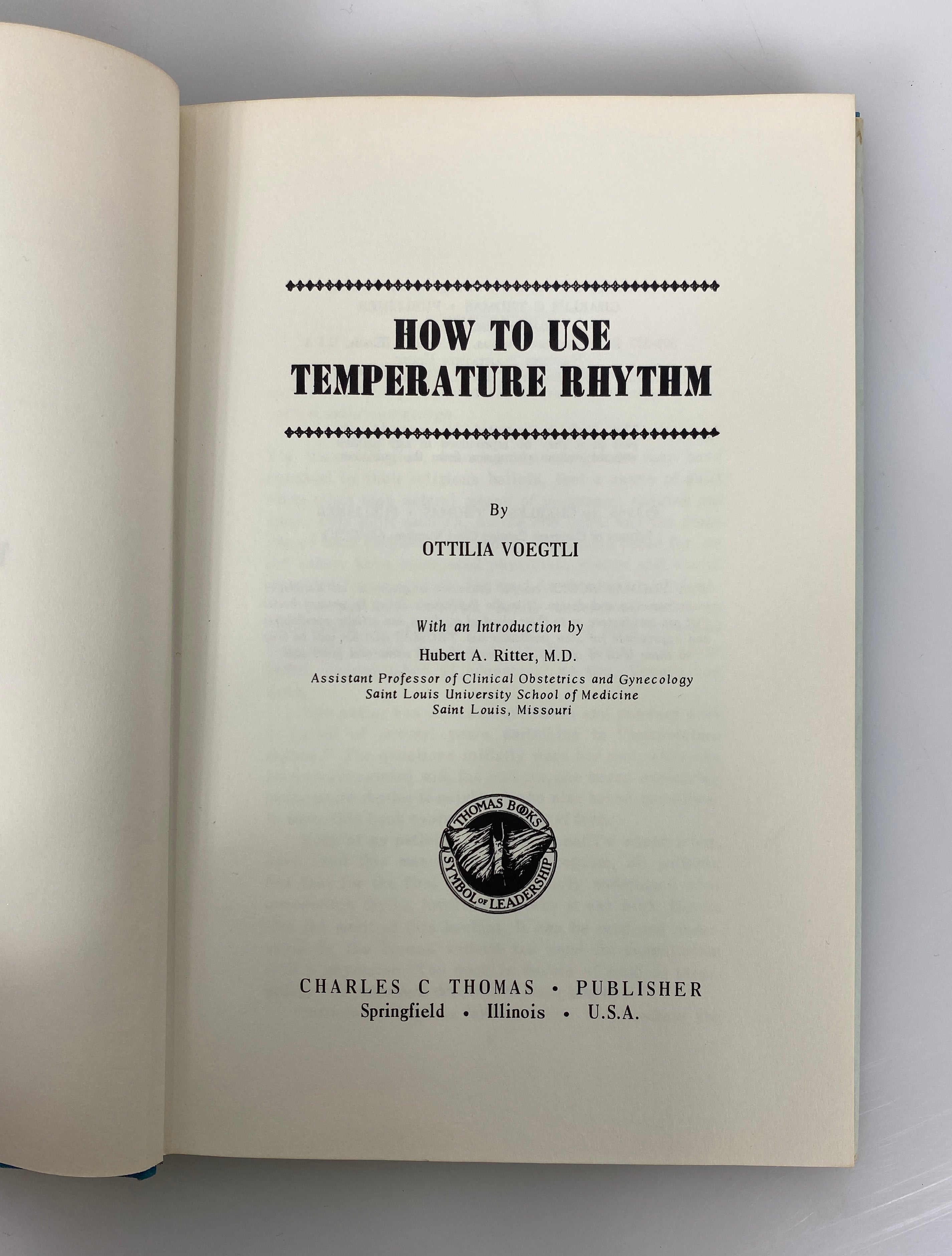 How to Use Temperature Rhythm by Ottilia Voegtli w Charts 1966 Vintage HC DJ