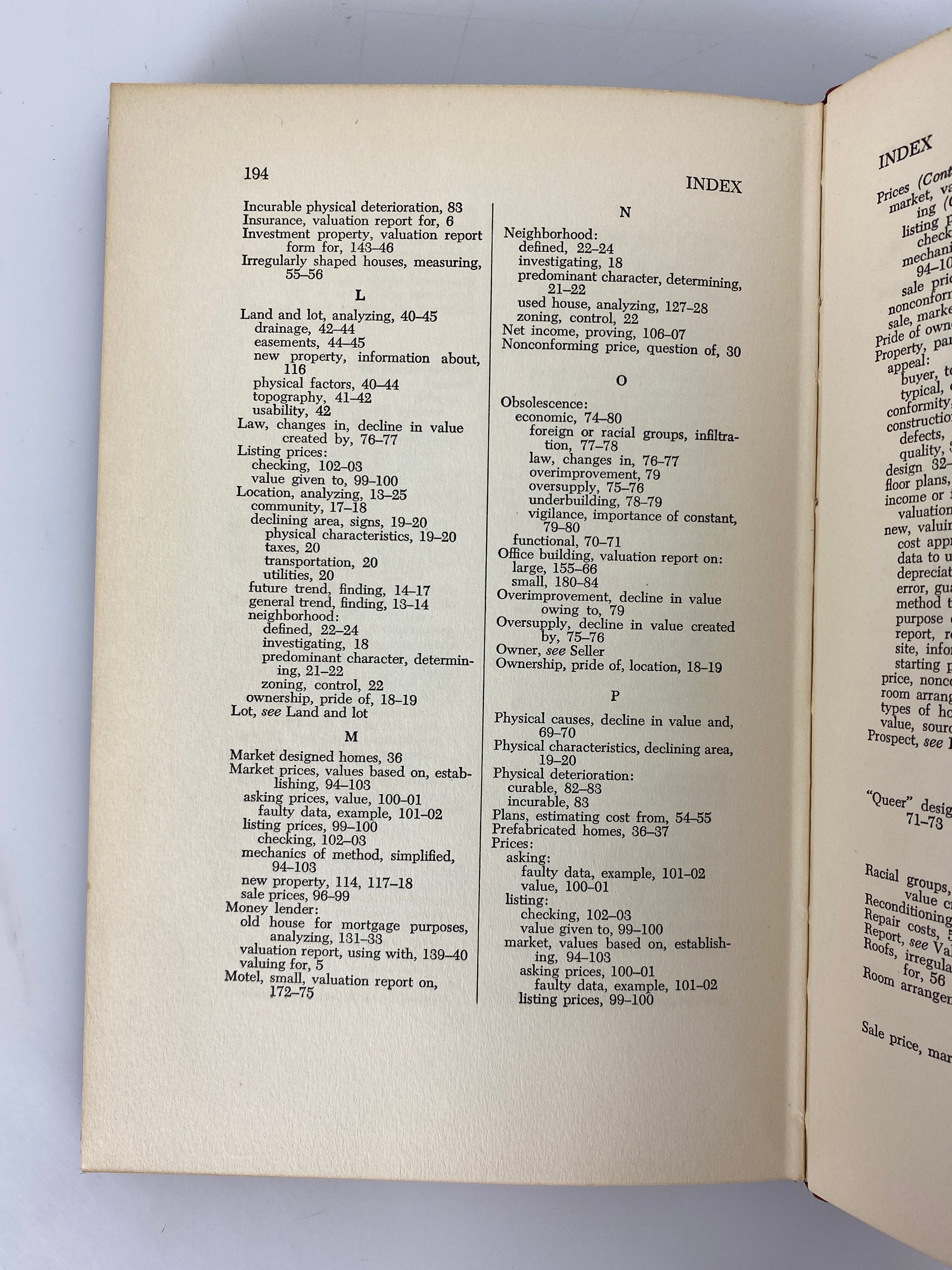 How to Value Real Estate by Earl Teckemeyer 1956 Vintage HC