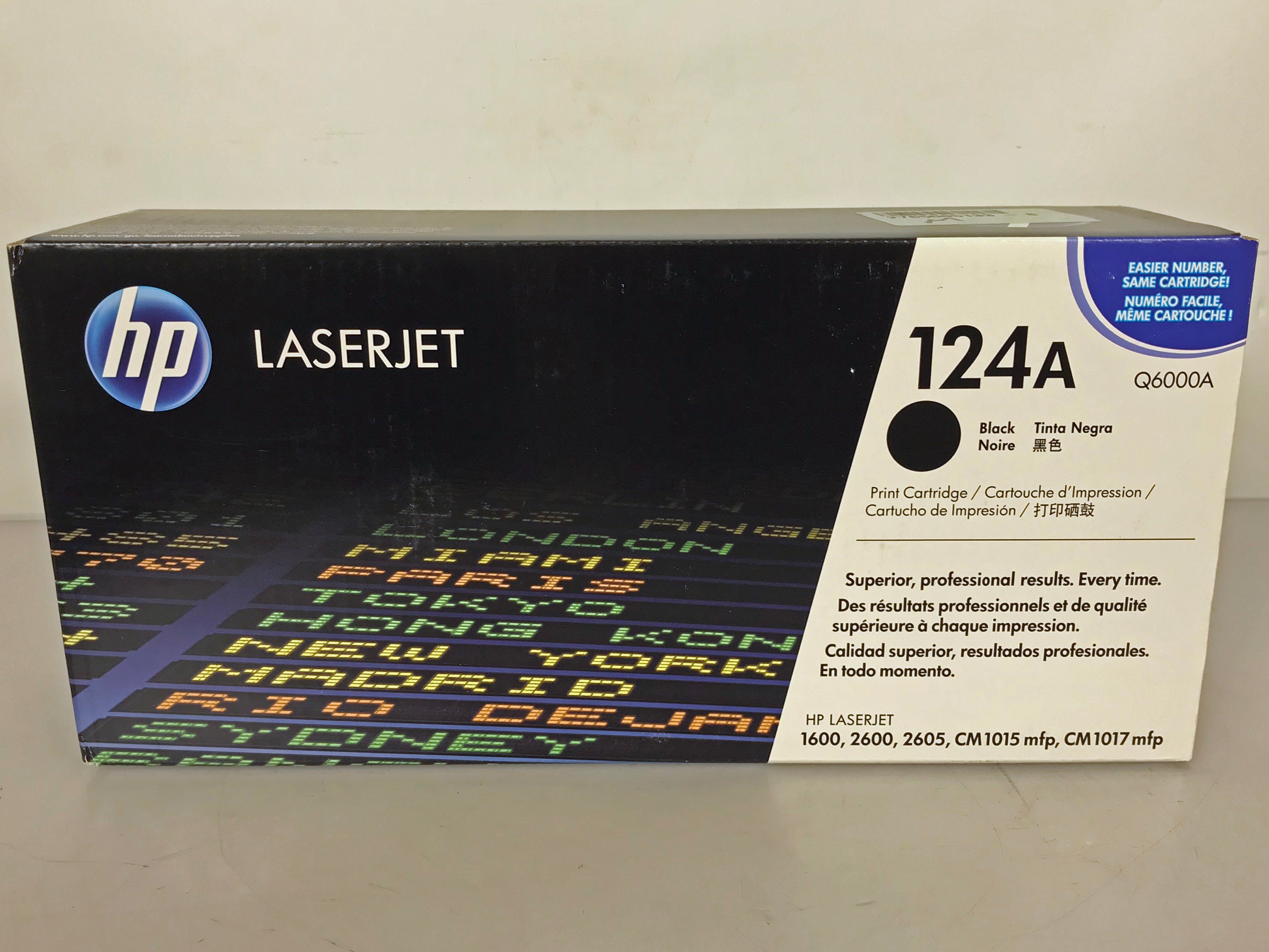 HP 124A Q6000A Black Toner Cartridge