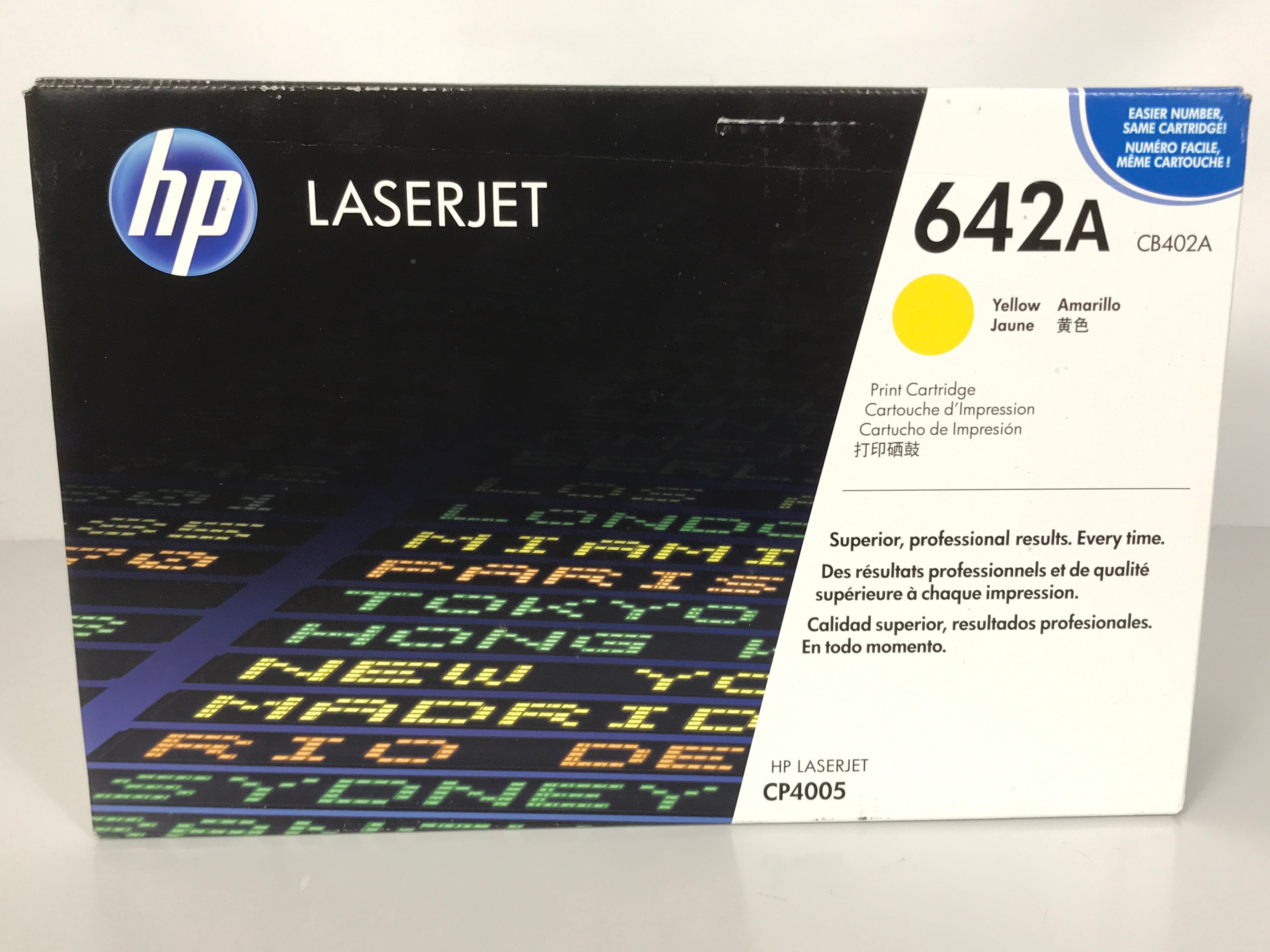 HP LaserJet 642A CB402A Yellow Toner Cartridge