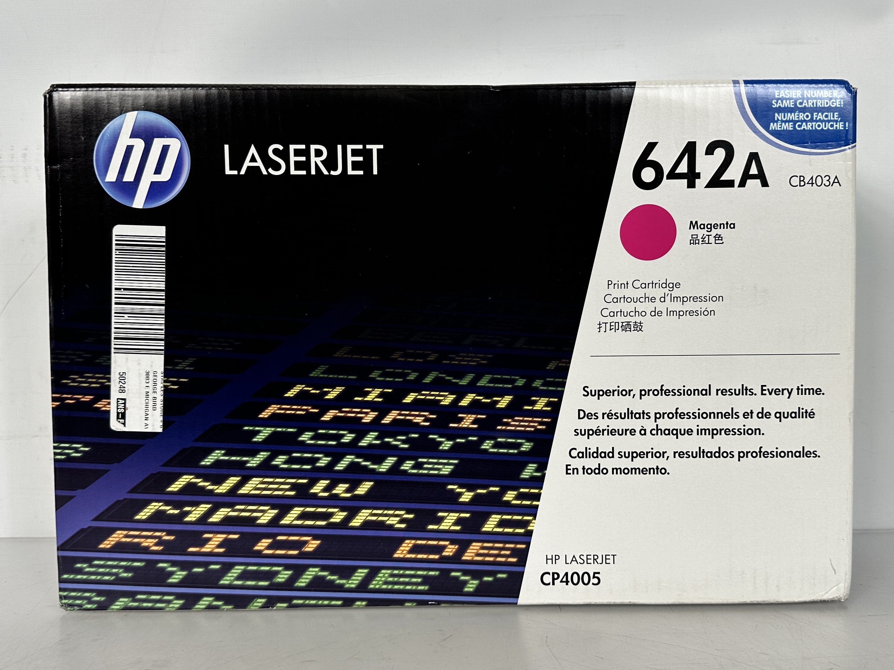 HP LaserJet 642A CB403A Magenta Toner Cartridge