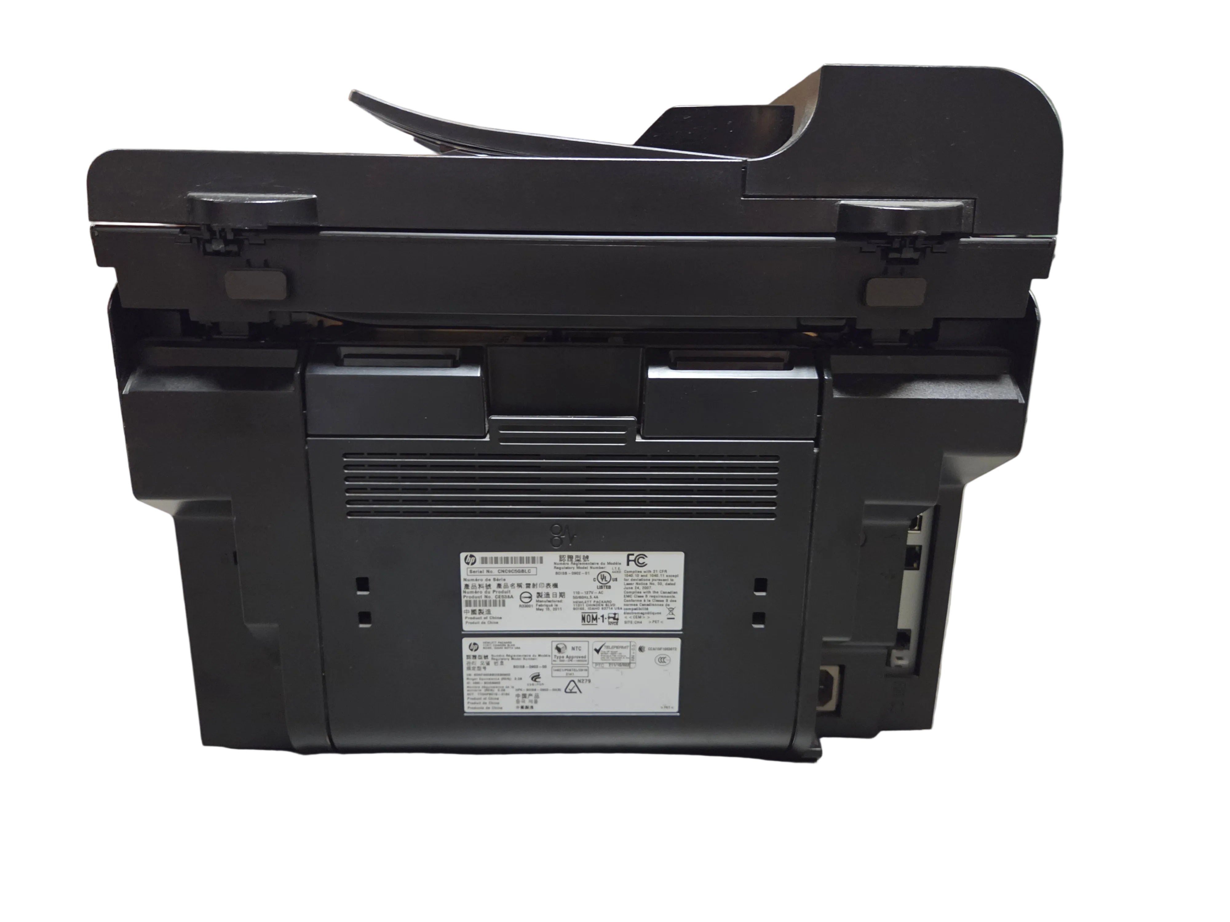 HP LaserJet Pro 1536dnf MFP Printer *Part of Tray 2 Missing*