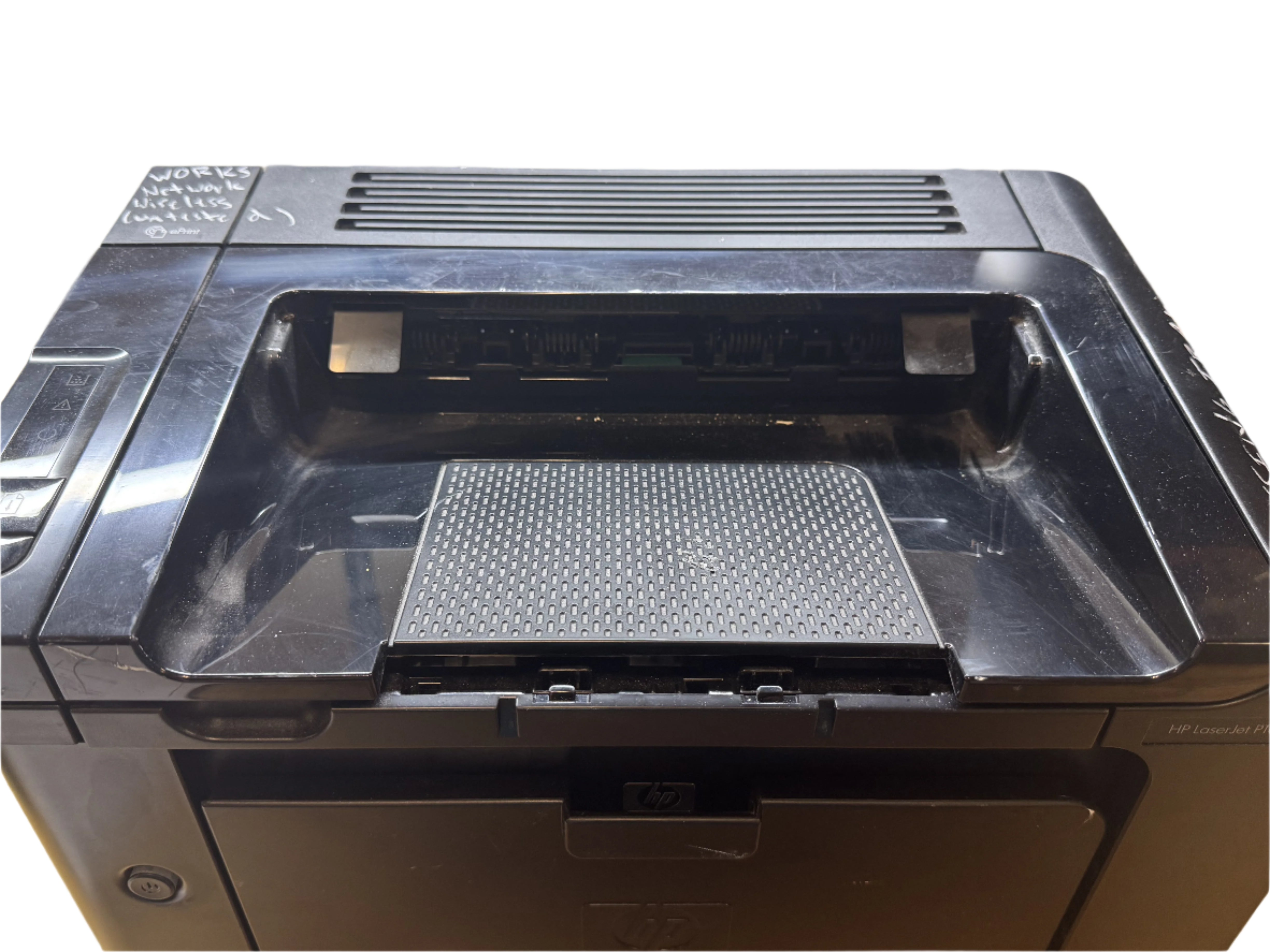 HP LaserJet Pro P1606dn Monochrome Printer *Missing Output Tray*