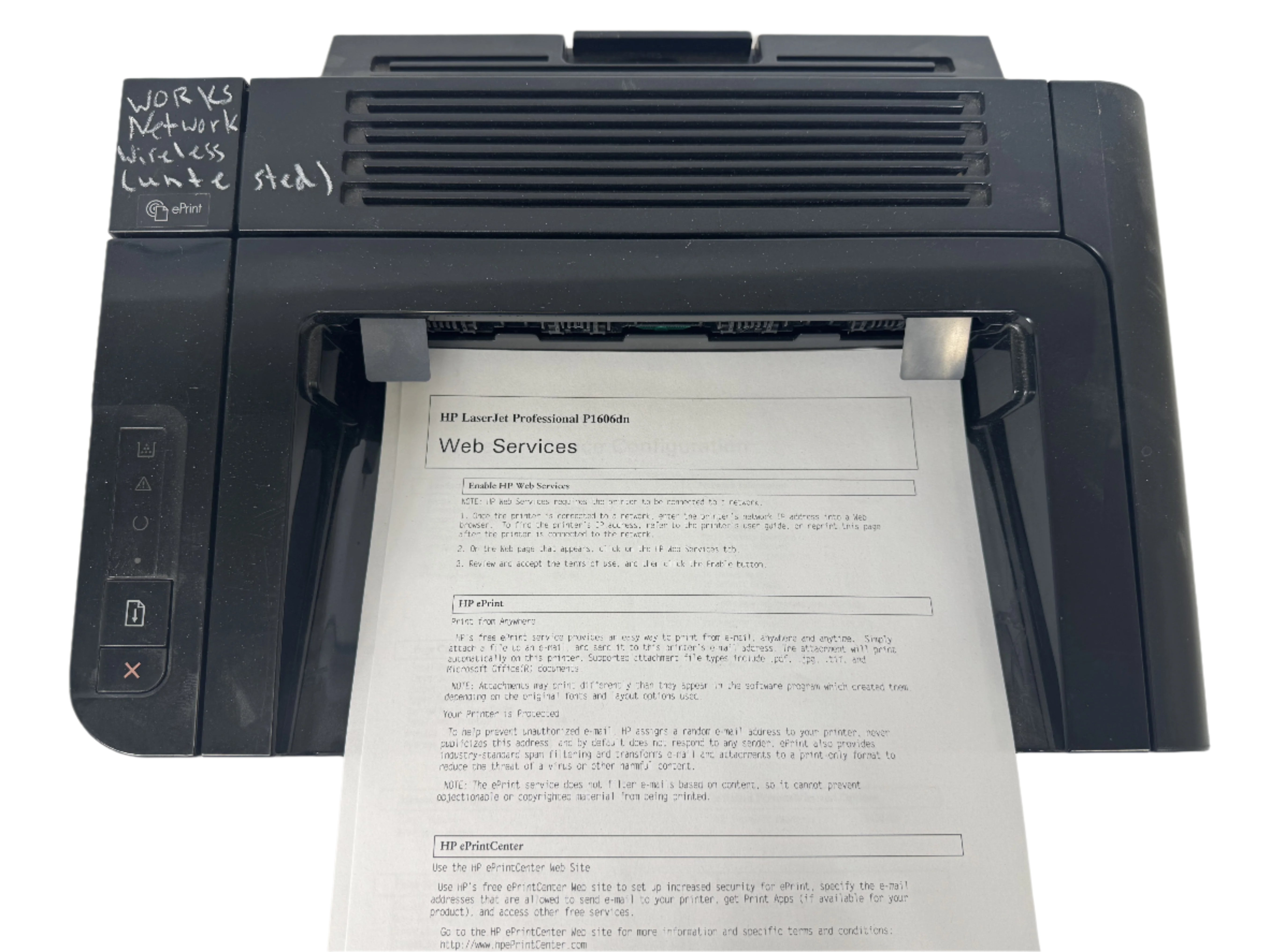 HP LaserJet Pro P1606dn Monochrome Printer