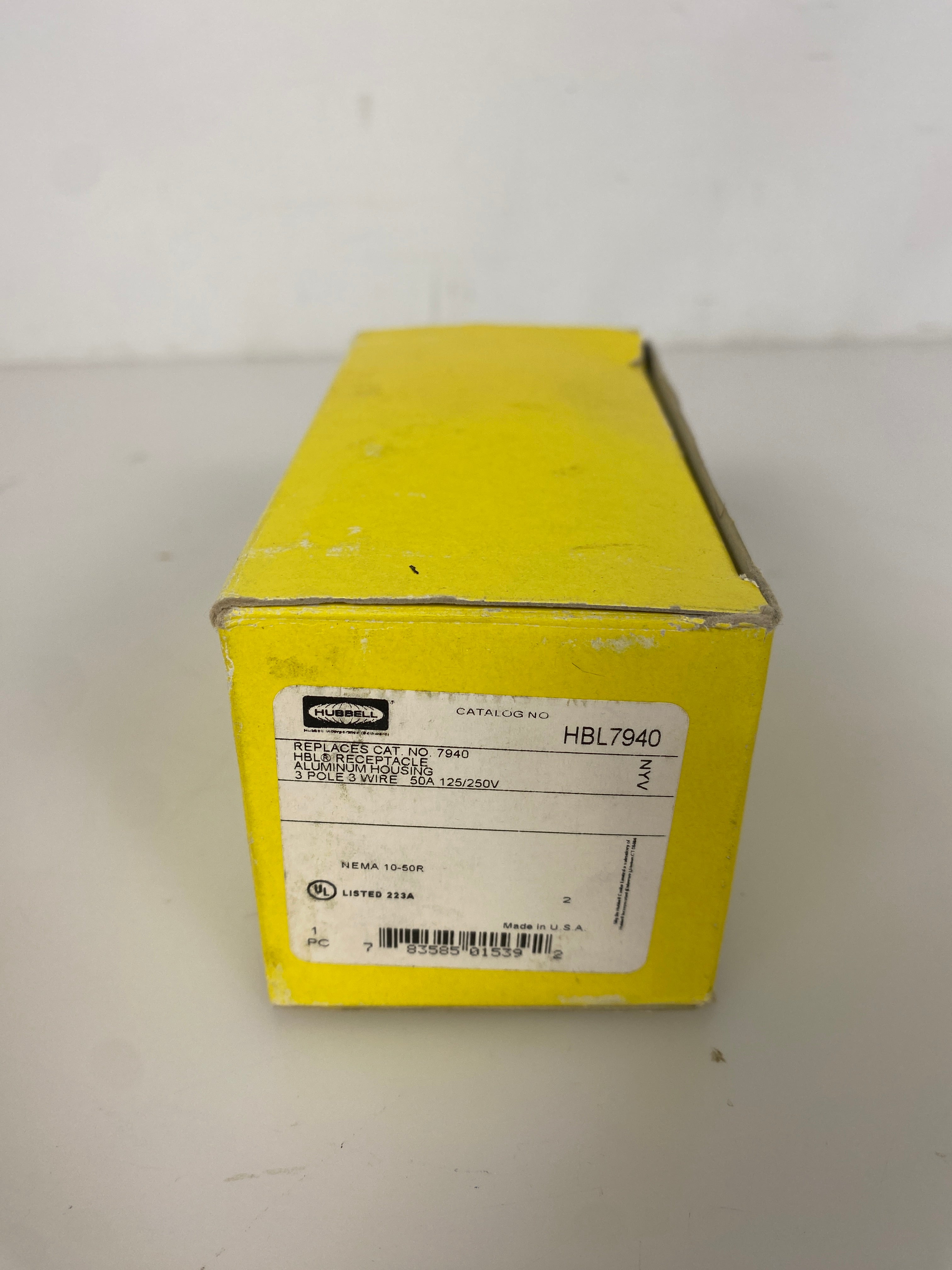 Hubbell HBL7940 Surface Mount Receptacle Pack of 2
