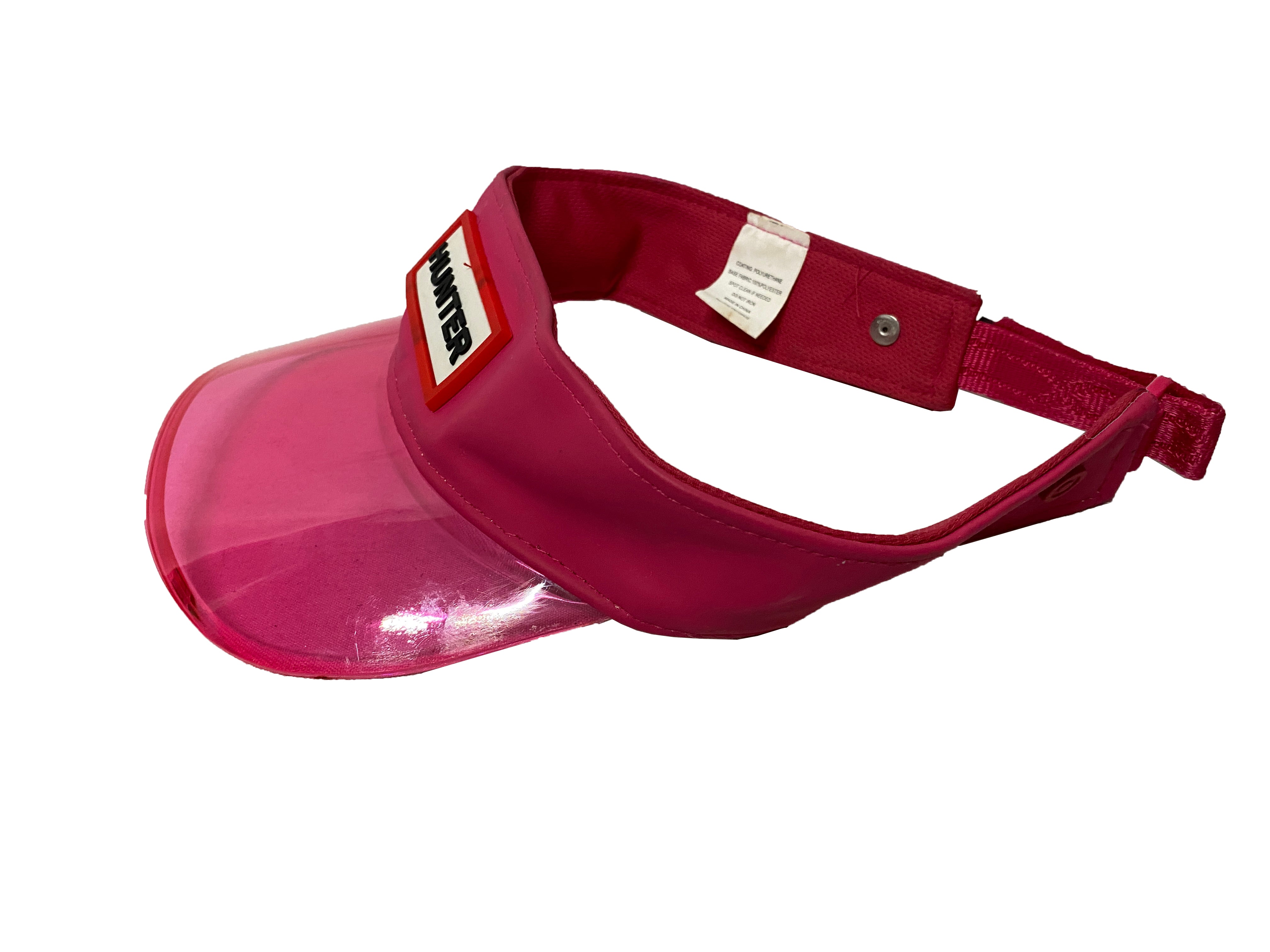 Hunter for Target Hot Pink Clear Visor w/ Adjustable Strap