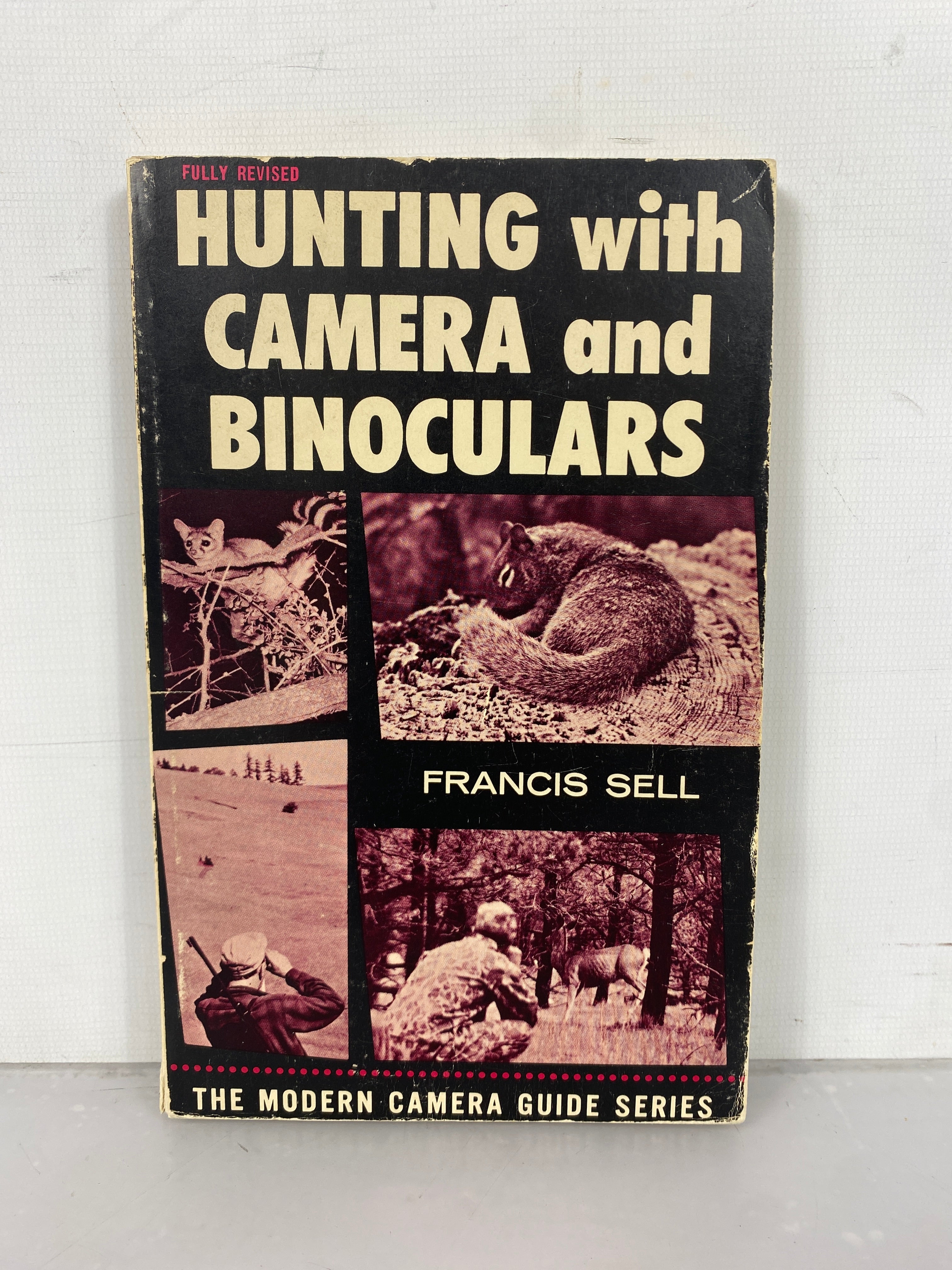 Hunting with Camera and Binoculars by Francis Sell 1970 3rd Printing Vintage SC