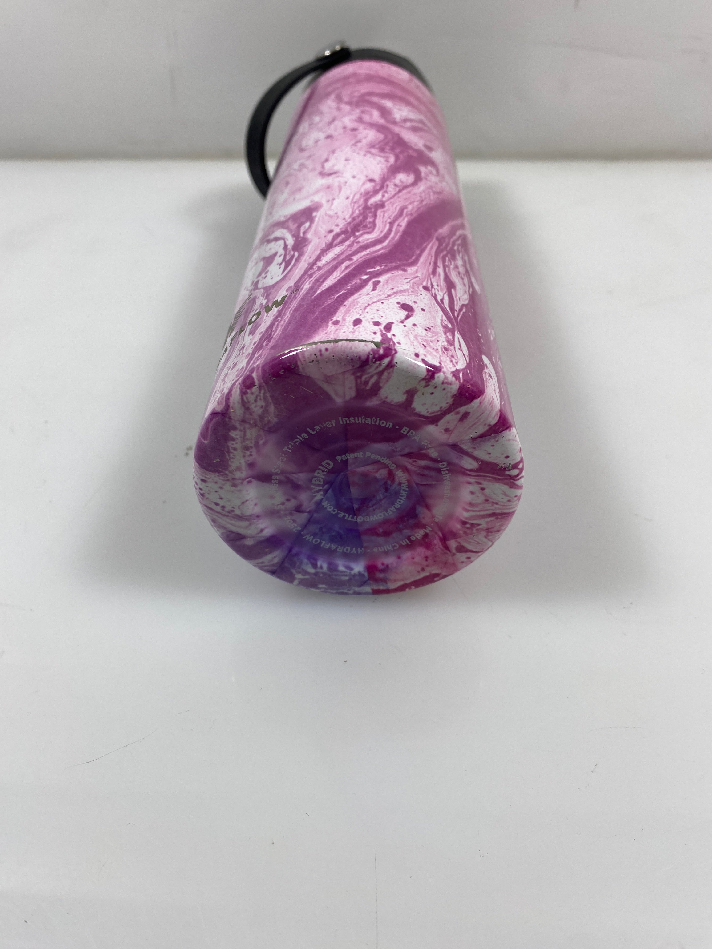 Hydraflow Pink and Purple Straw Water Bottle 25oz