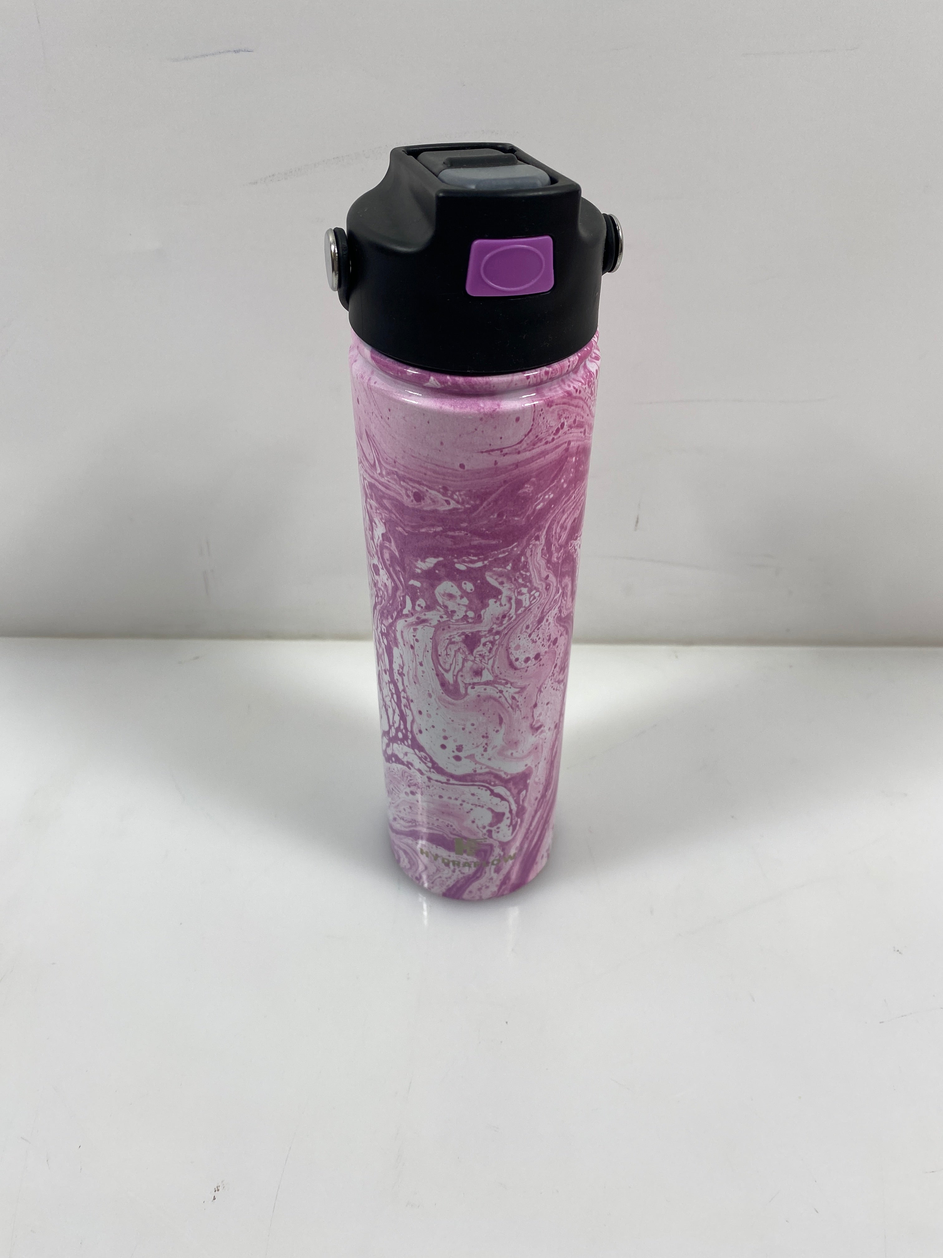 Hydraflow Pink and Purple Straw Water Bottle 25oz