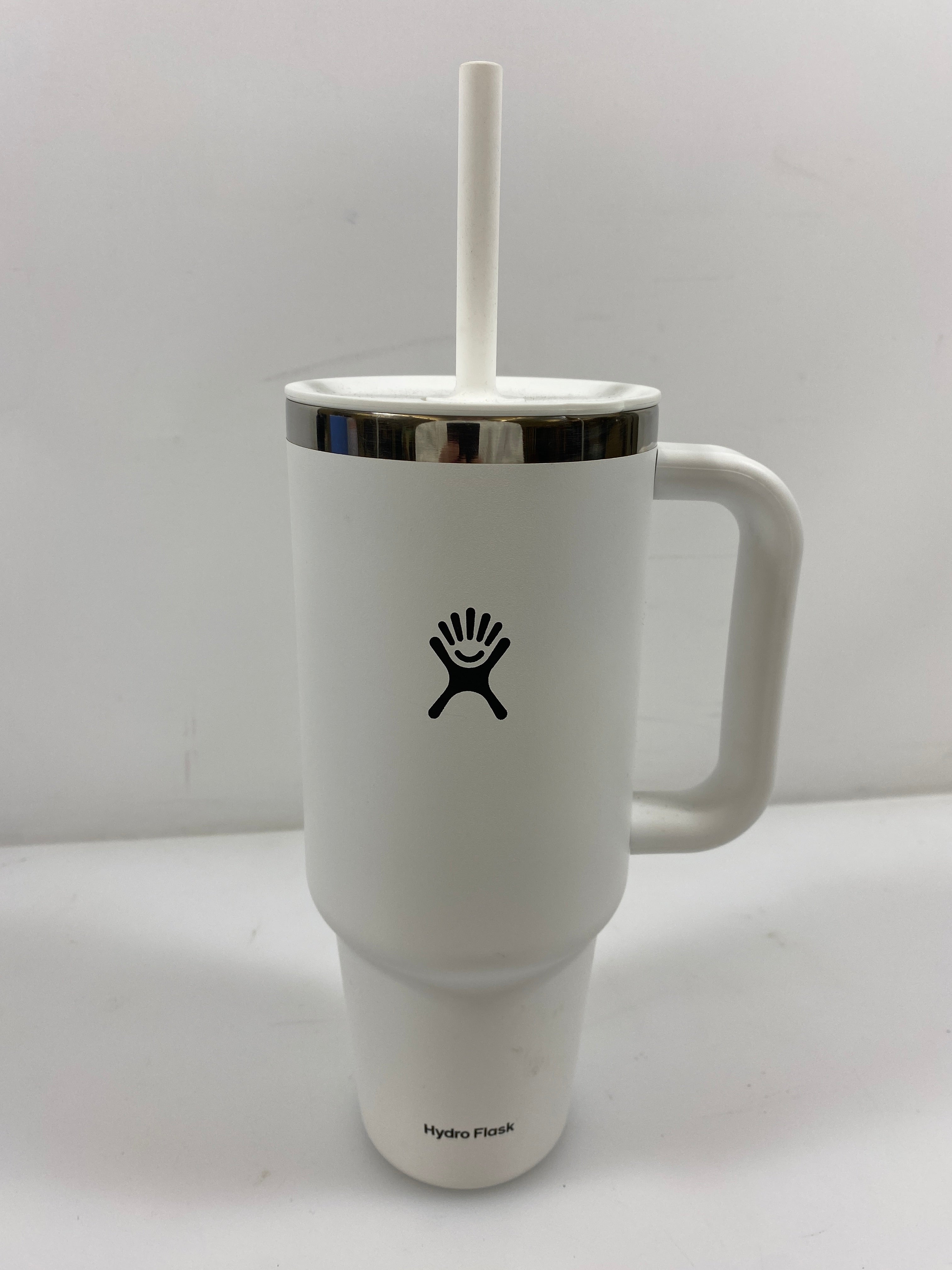 Hydroflask White 40oz Travel Tumbler