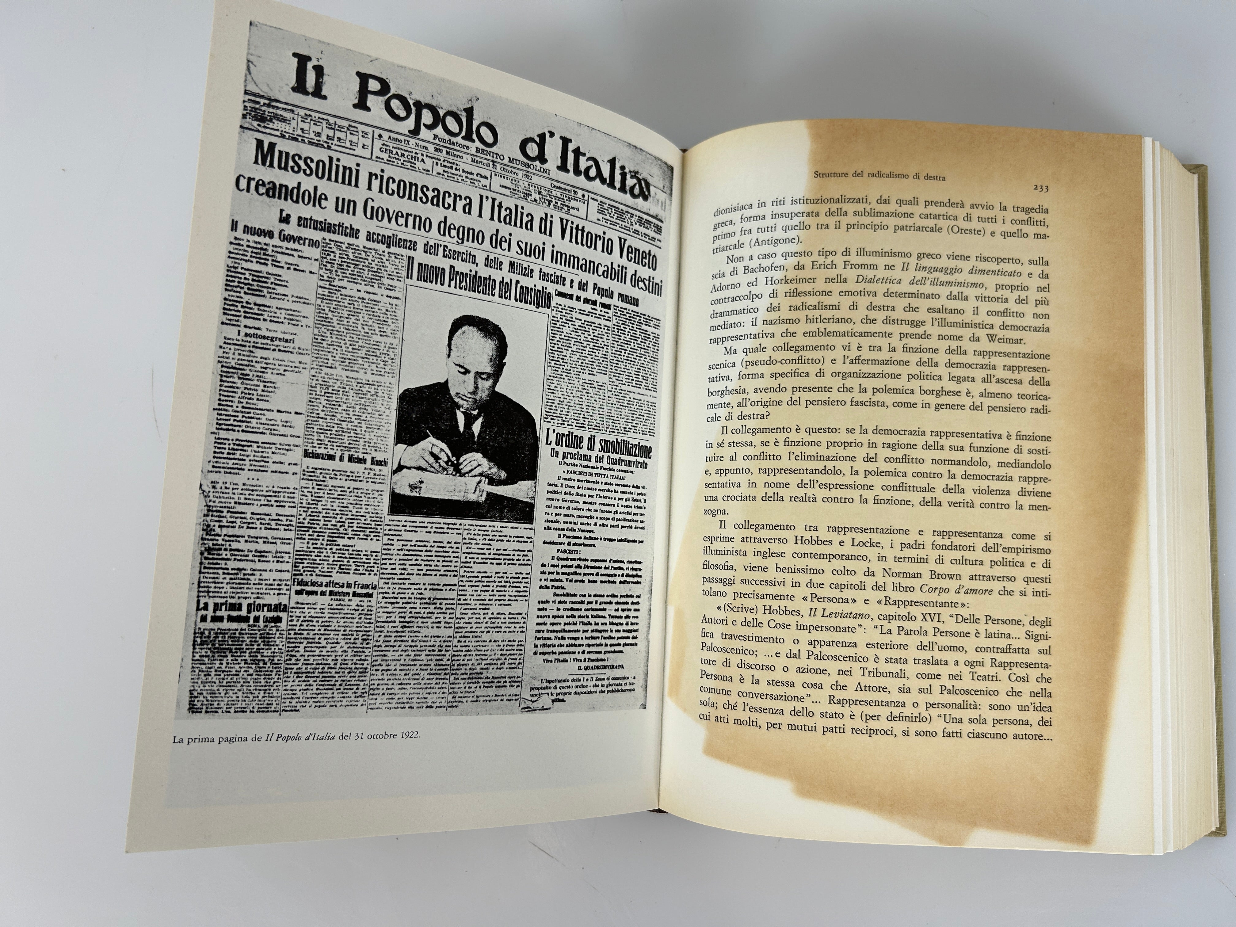 I Partiti Politici (Political Parties) Georgio Galli 1974 in Italian Vintage HC