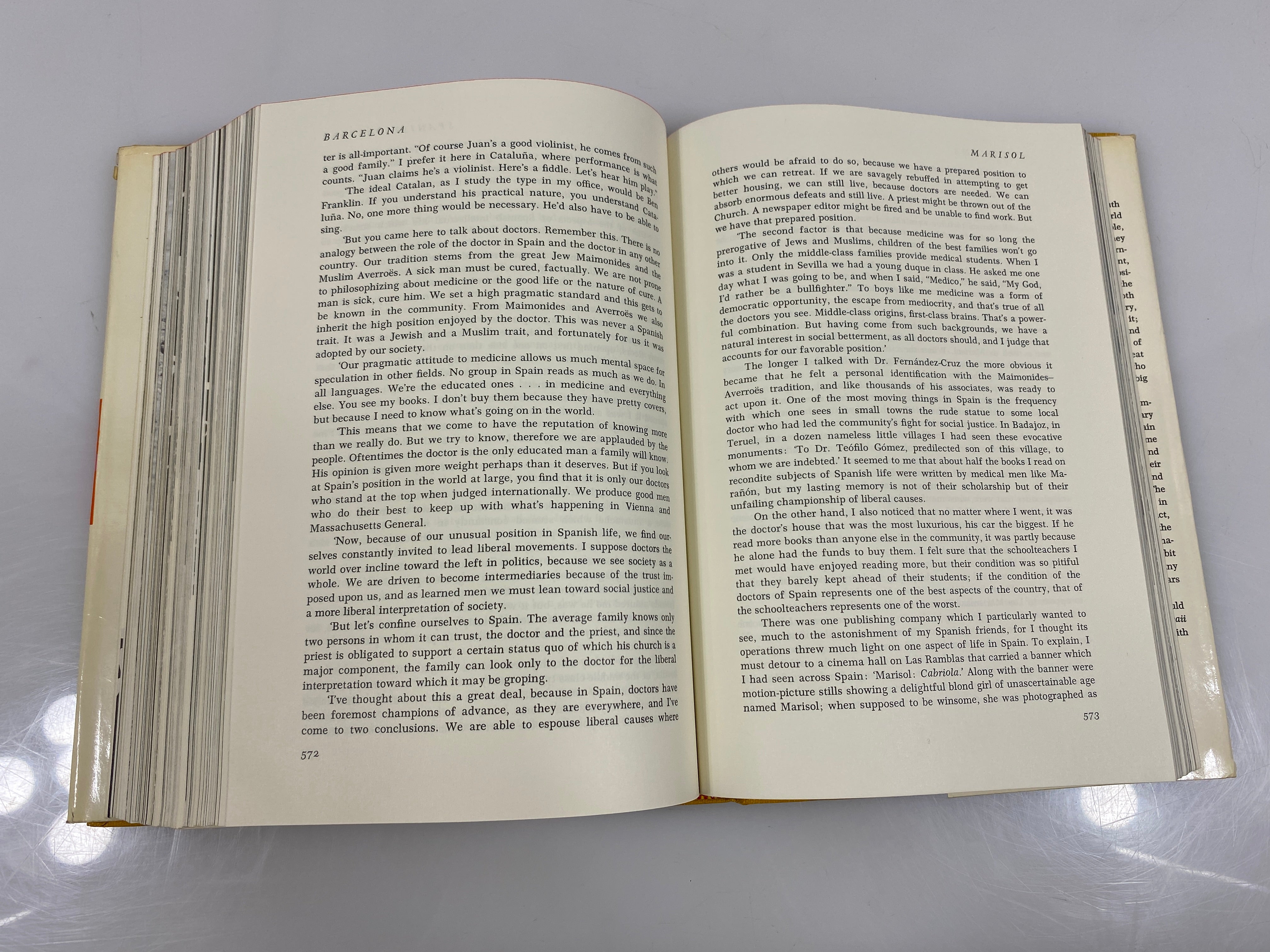 Iberia James A. Michener 2nd Printing 1968 HCDJ