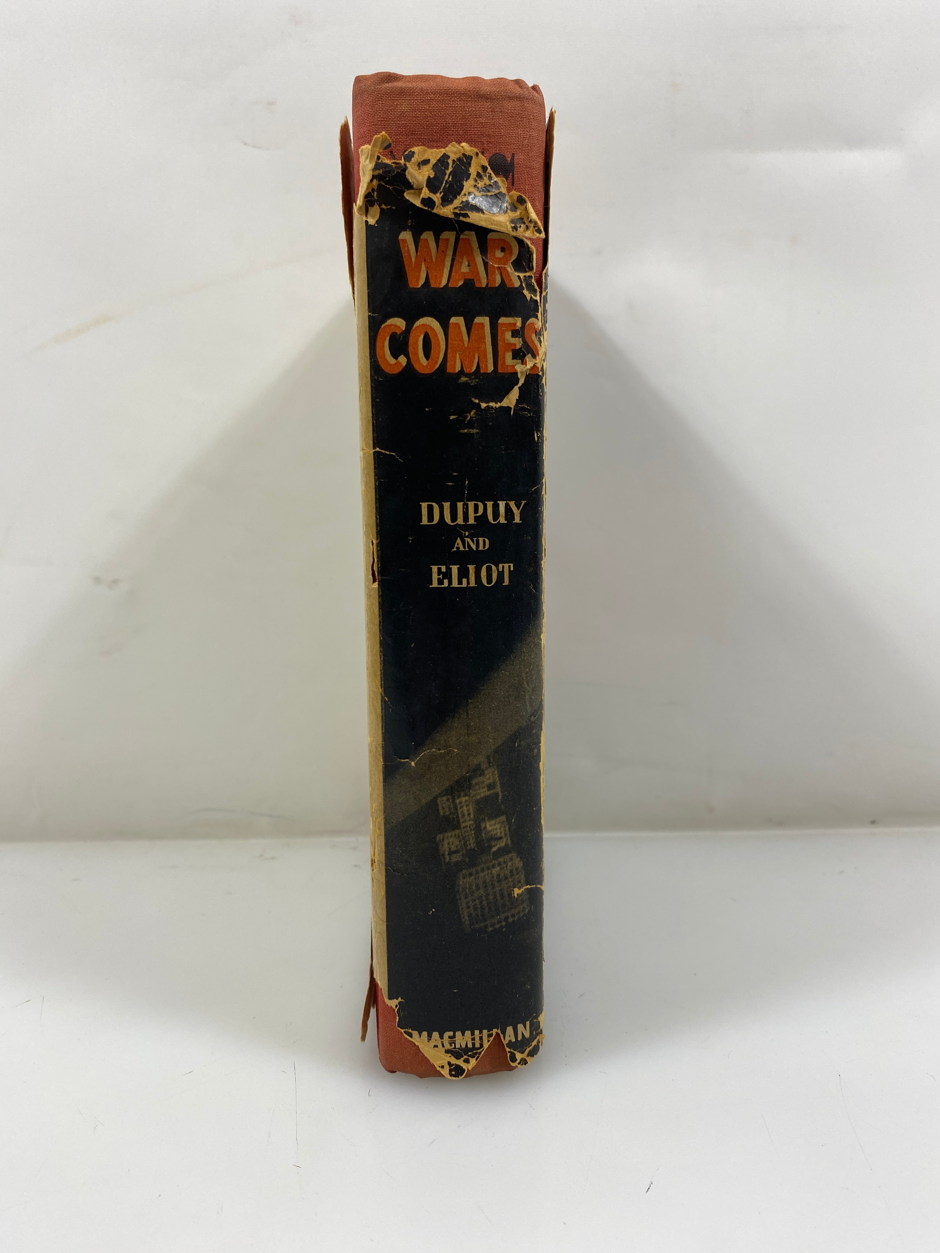 If War Comes by Dupuy/Eliot 1937 Macmillan HCDJ