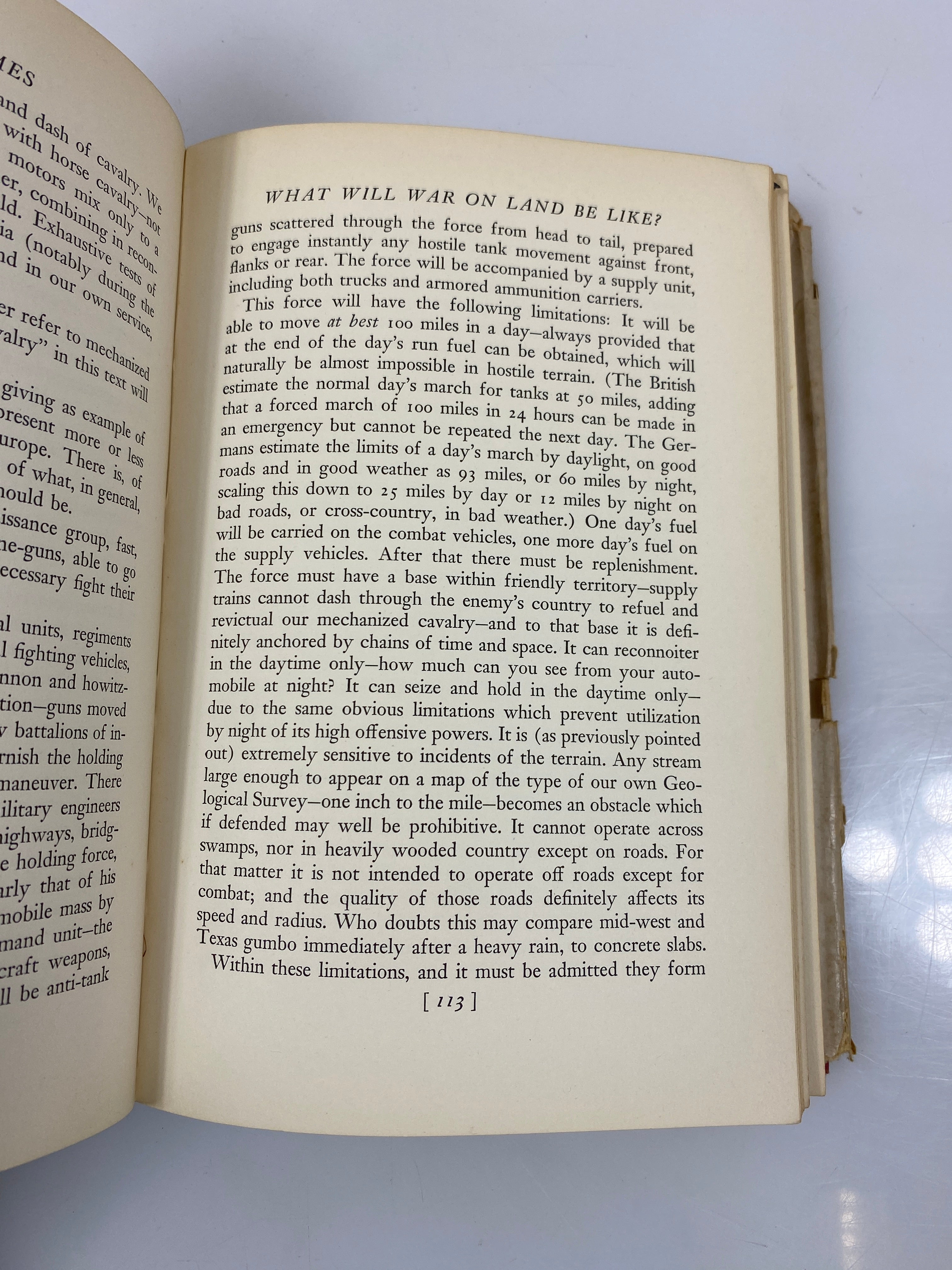 If War Comes by Dupuy/Eliot 1937 Macmillan HCDJ