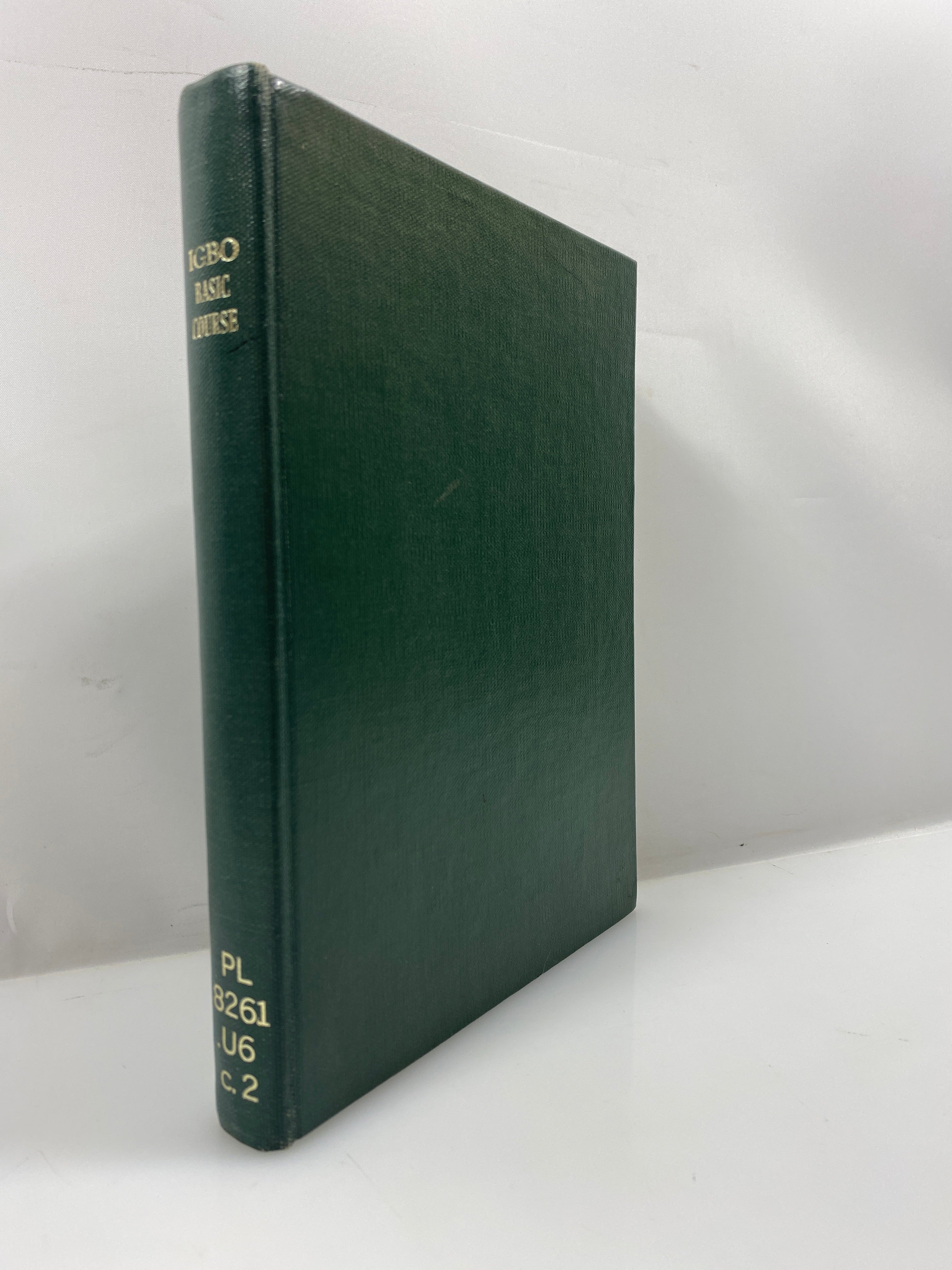Igbo Basic Course Foreign Service Institute Ex-library 1962 HC