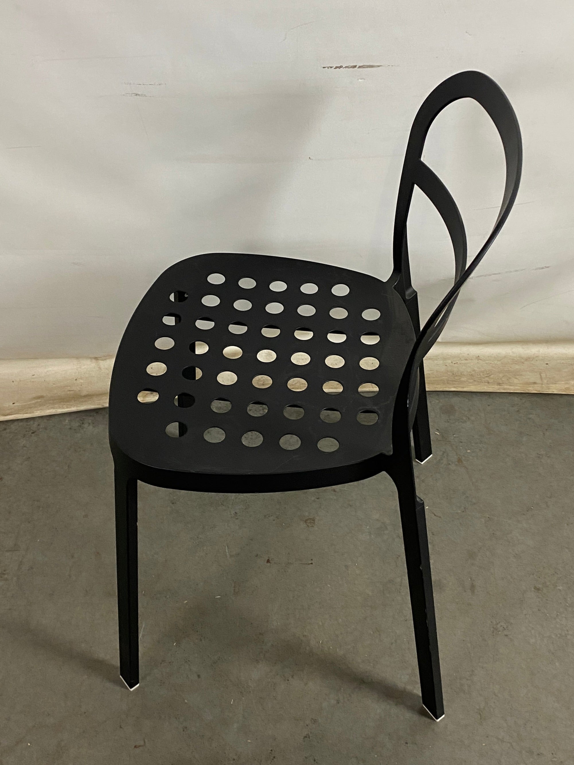 Ikea Reidar Black Metal Chair