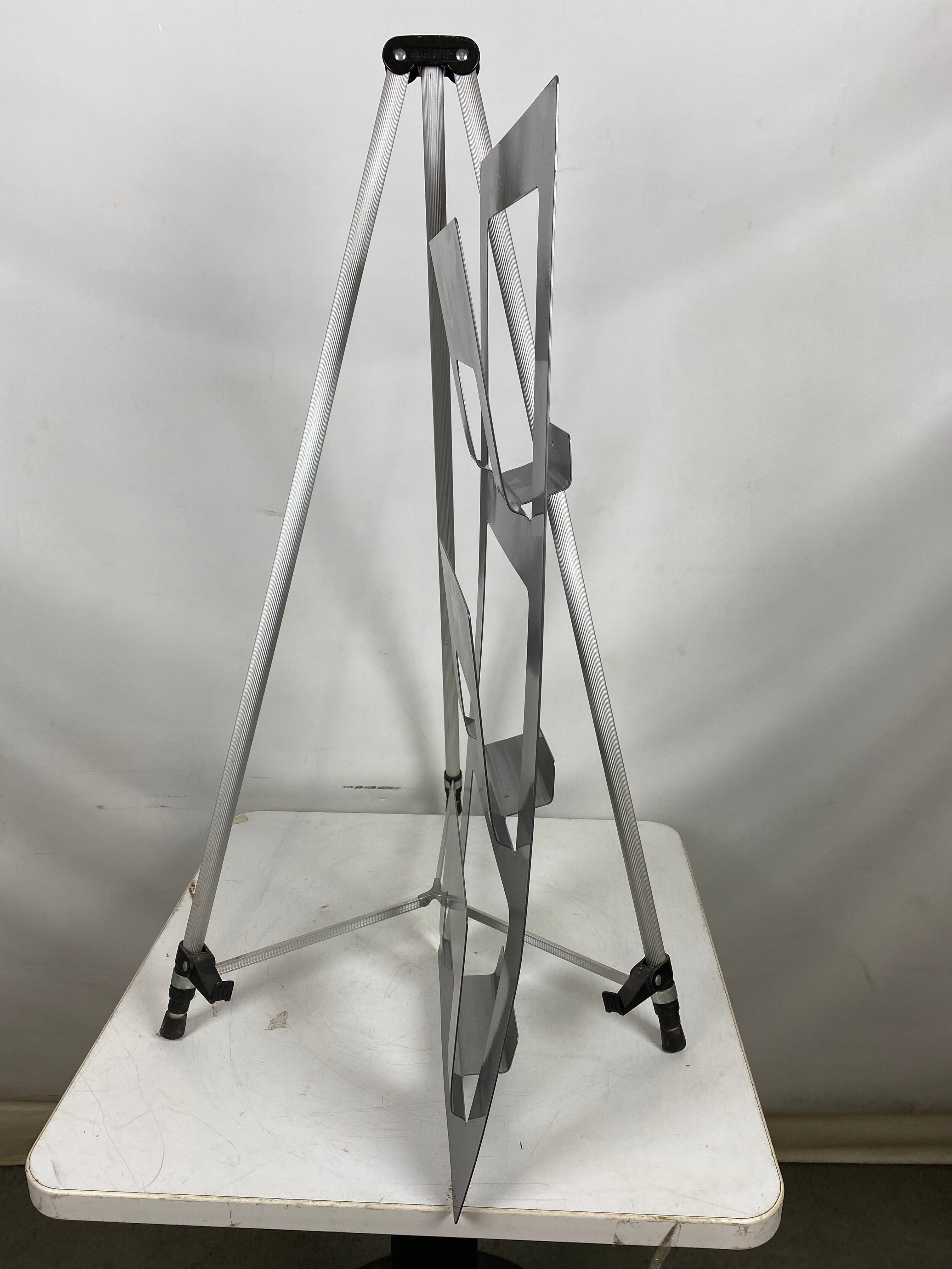 IKEA Spontan Industrial Grey Metal Wall Mount Magazine Rack