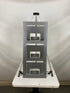 IKEA Spontan Industrial Grey Metal Wall Mount Magazine Rack
