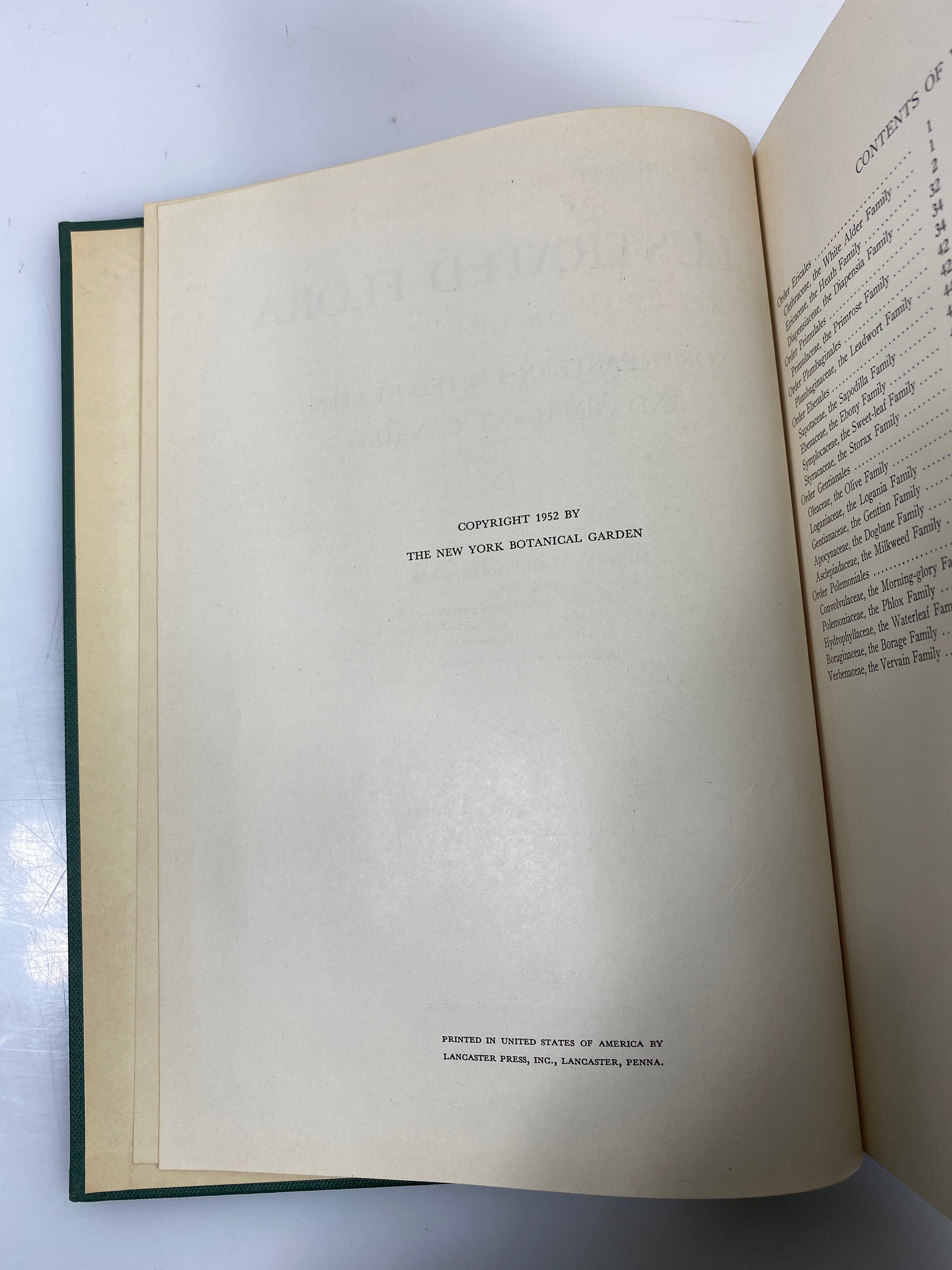 Illustrated Flora by Gleason Vol. 3 1952 HC