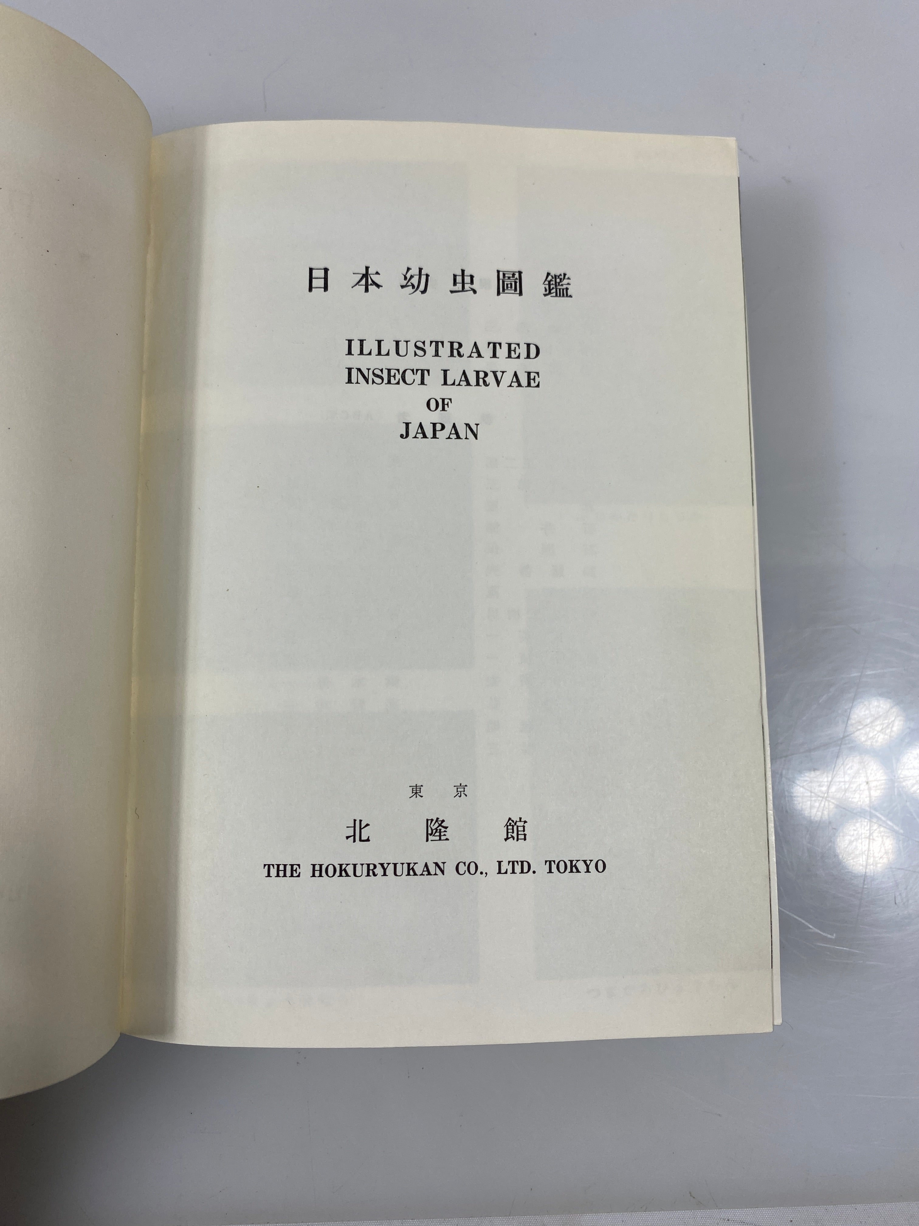 Illustrated Insect Larvae of Japan Ex-library HC