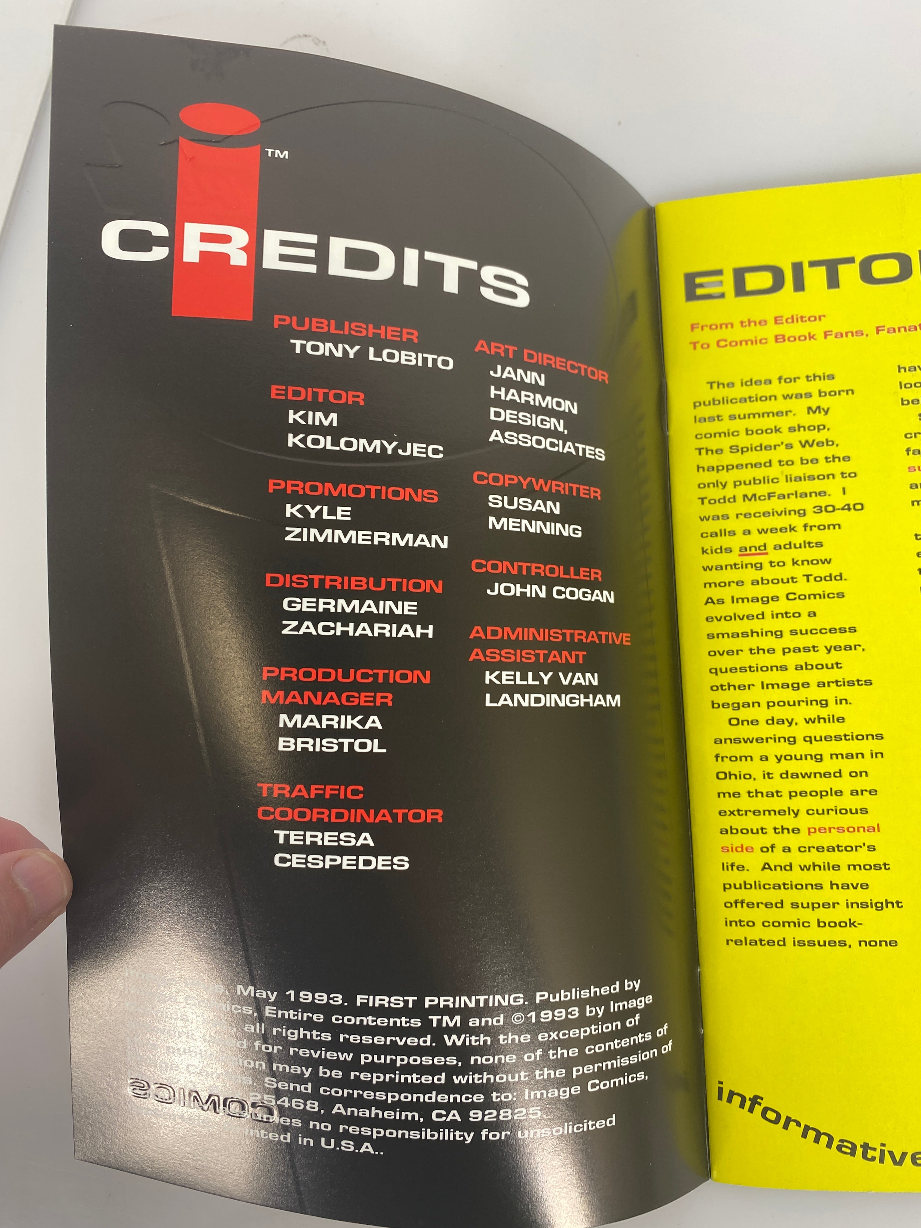 Image Plus+ 1 Image Comics 1993