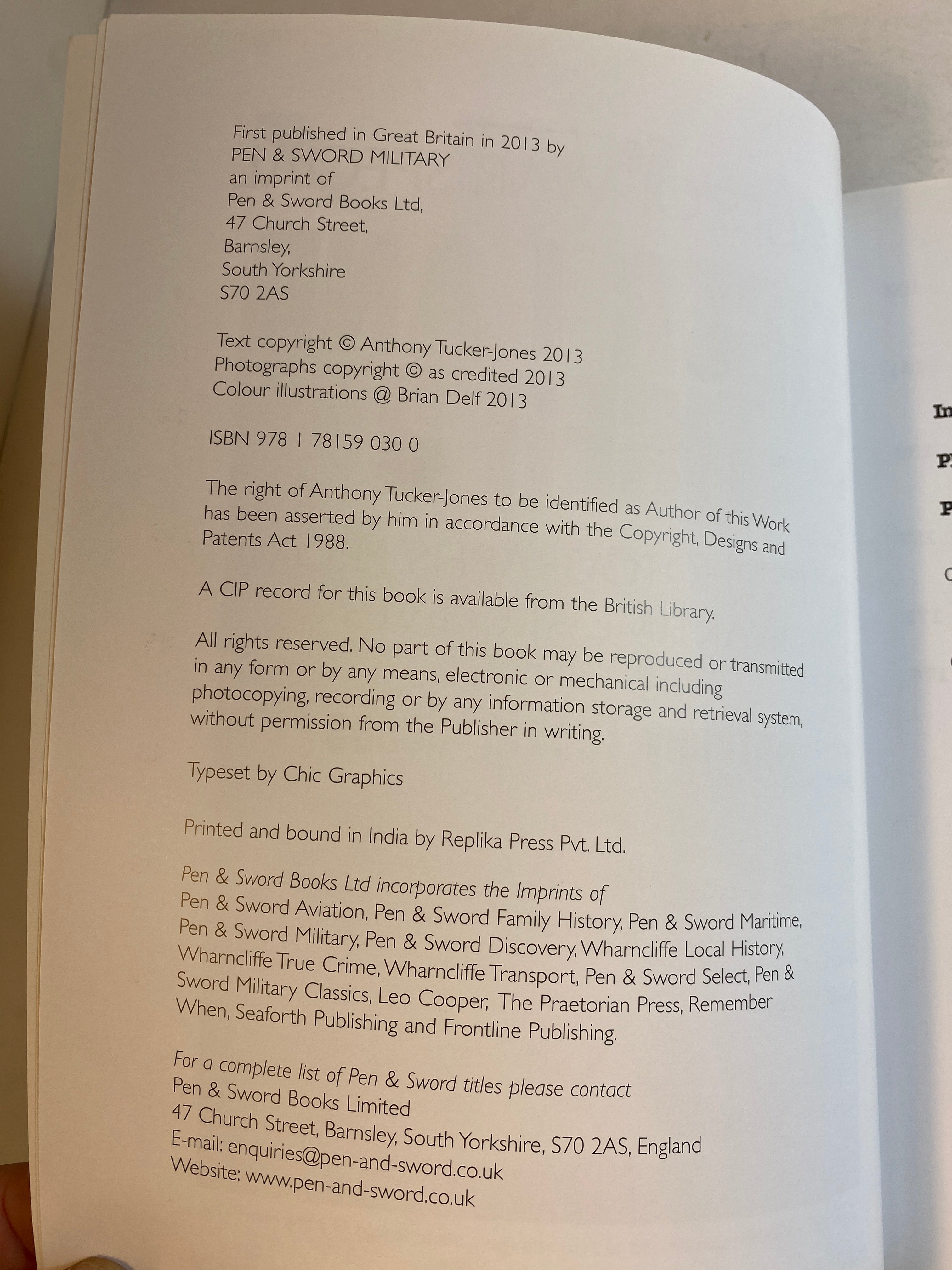 Images of War Special Tiger I & Tiger II Anthony Tucker-Jones SC 2013