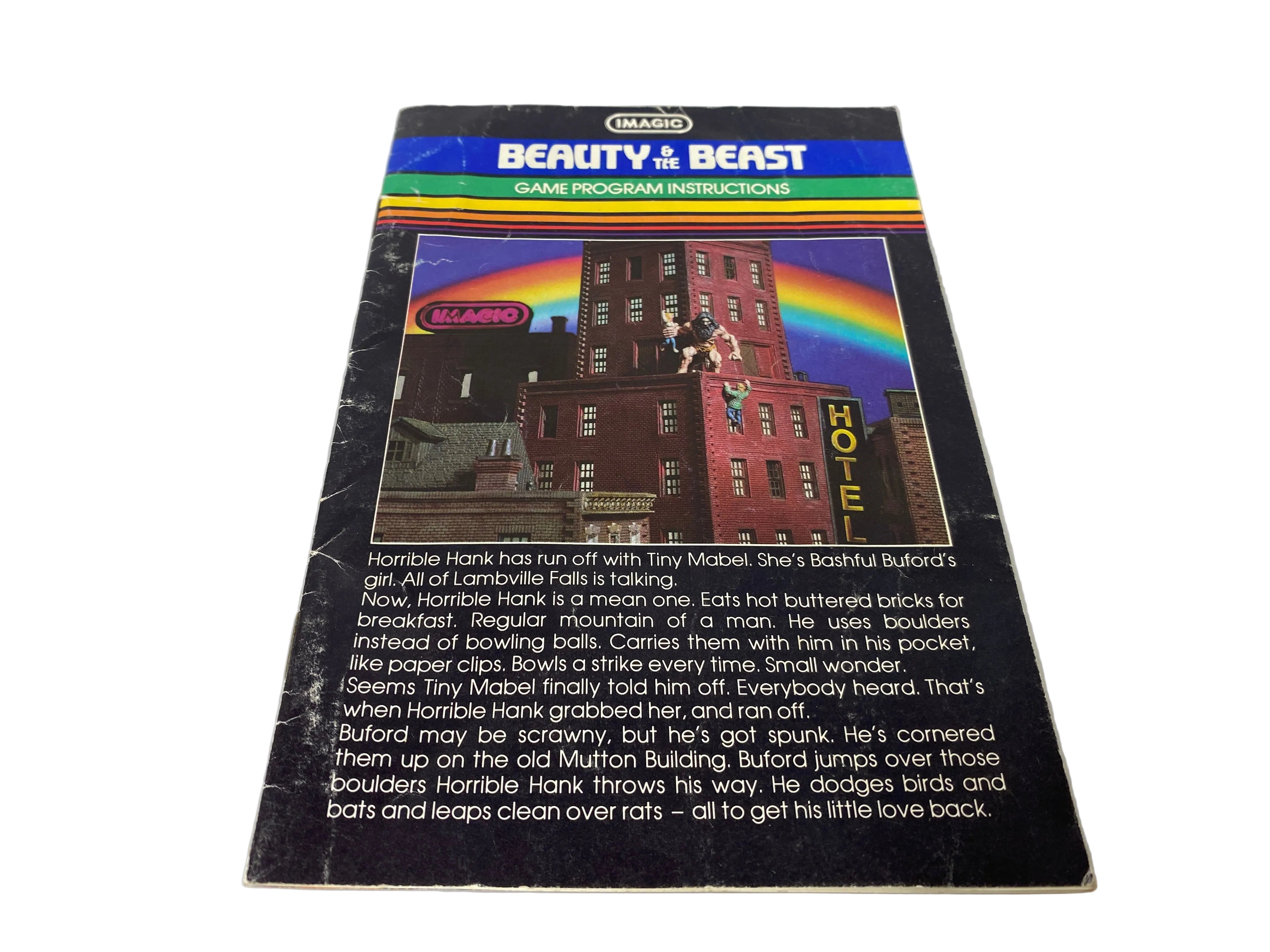 IMAGIC Intellivision New Beauty & The Beast Video Game