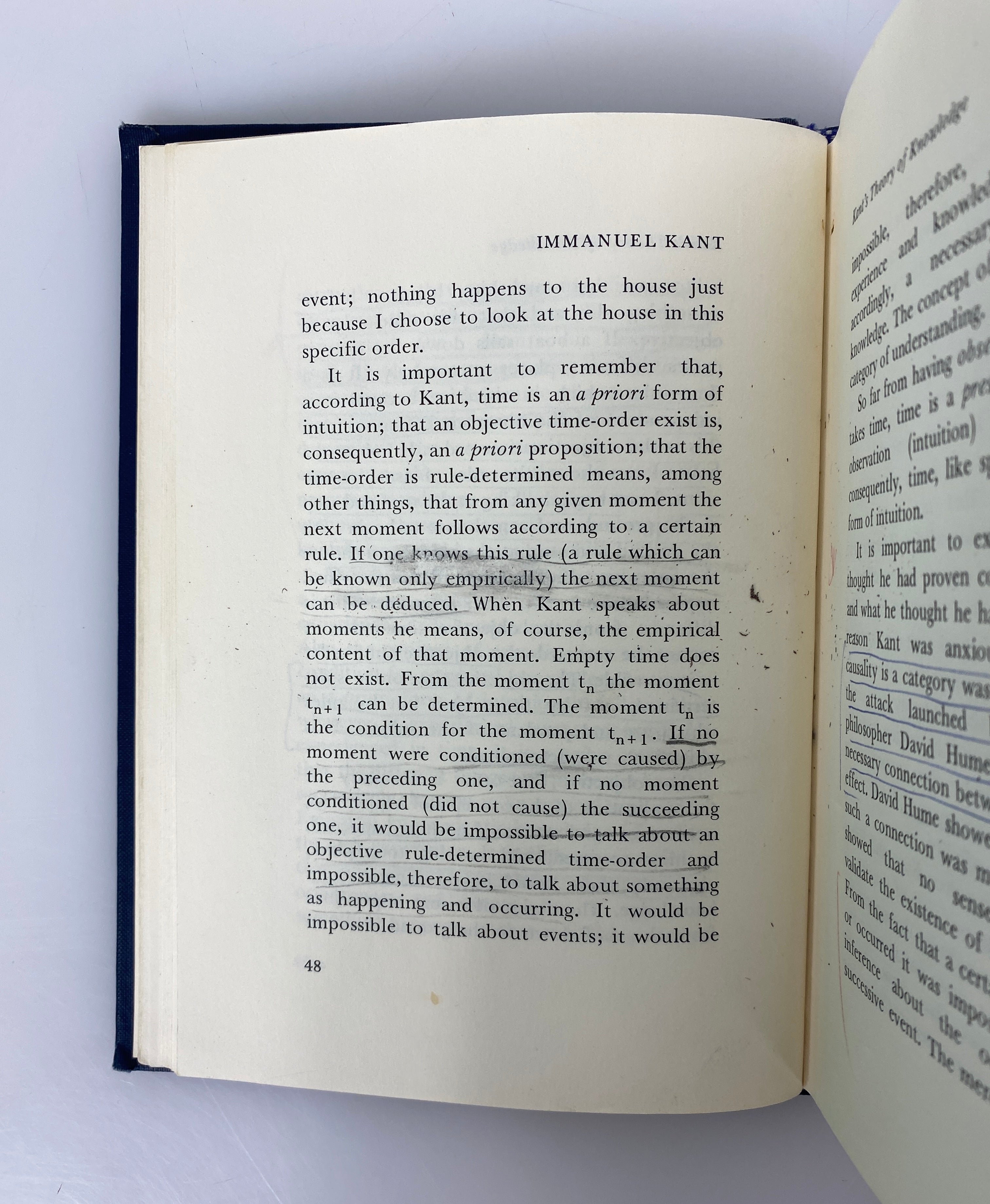 Immanuel Kant Knowledge & Moral Philosophy by Justus Hartnack 1974 Ex-Library HC