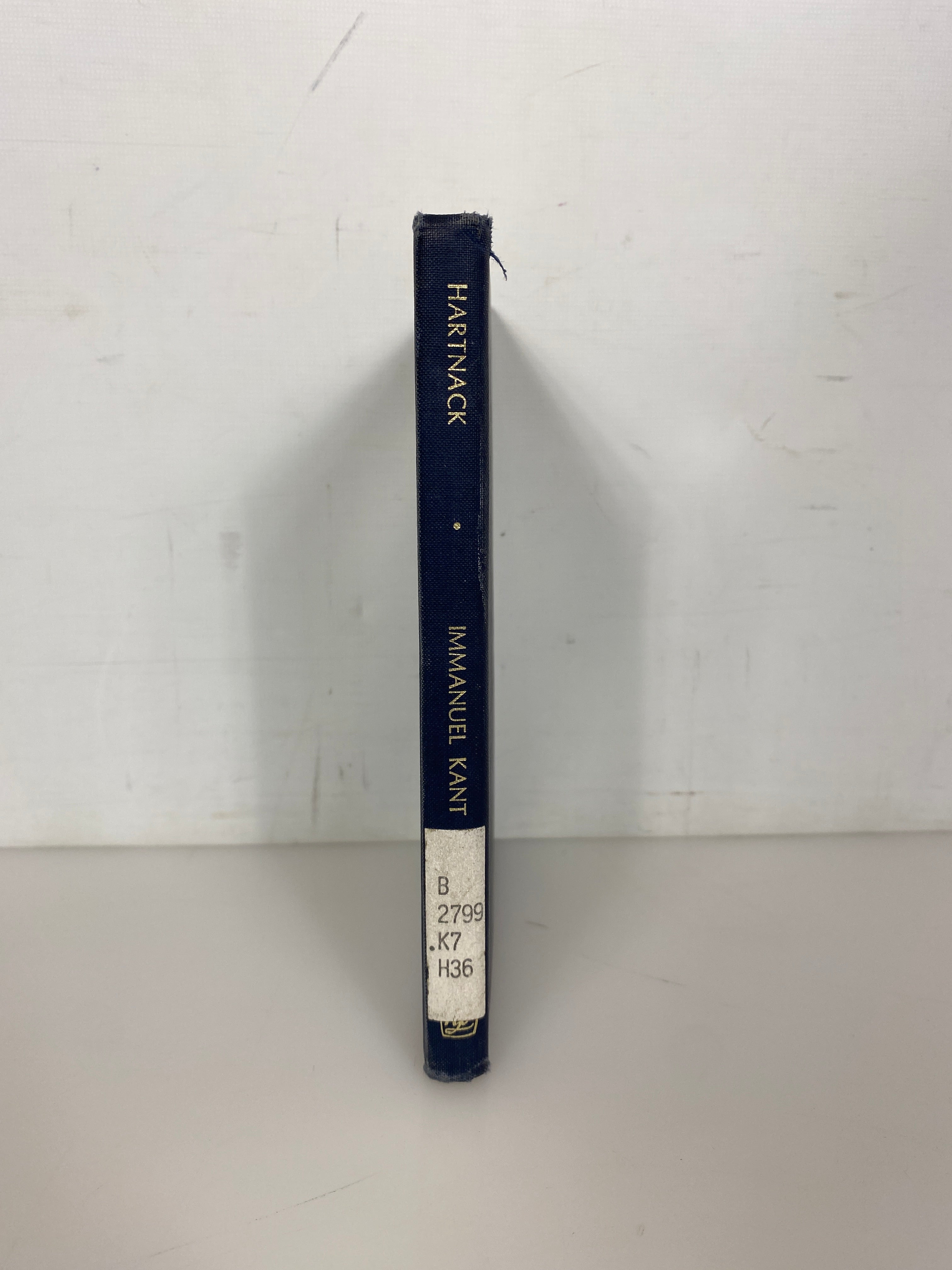 Immanuel Kant Knowledge & Moral Philosophy by Justus Hartnack 1974 Ex-Library HC
