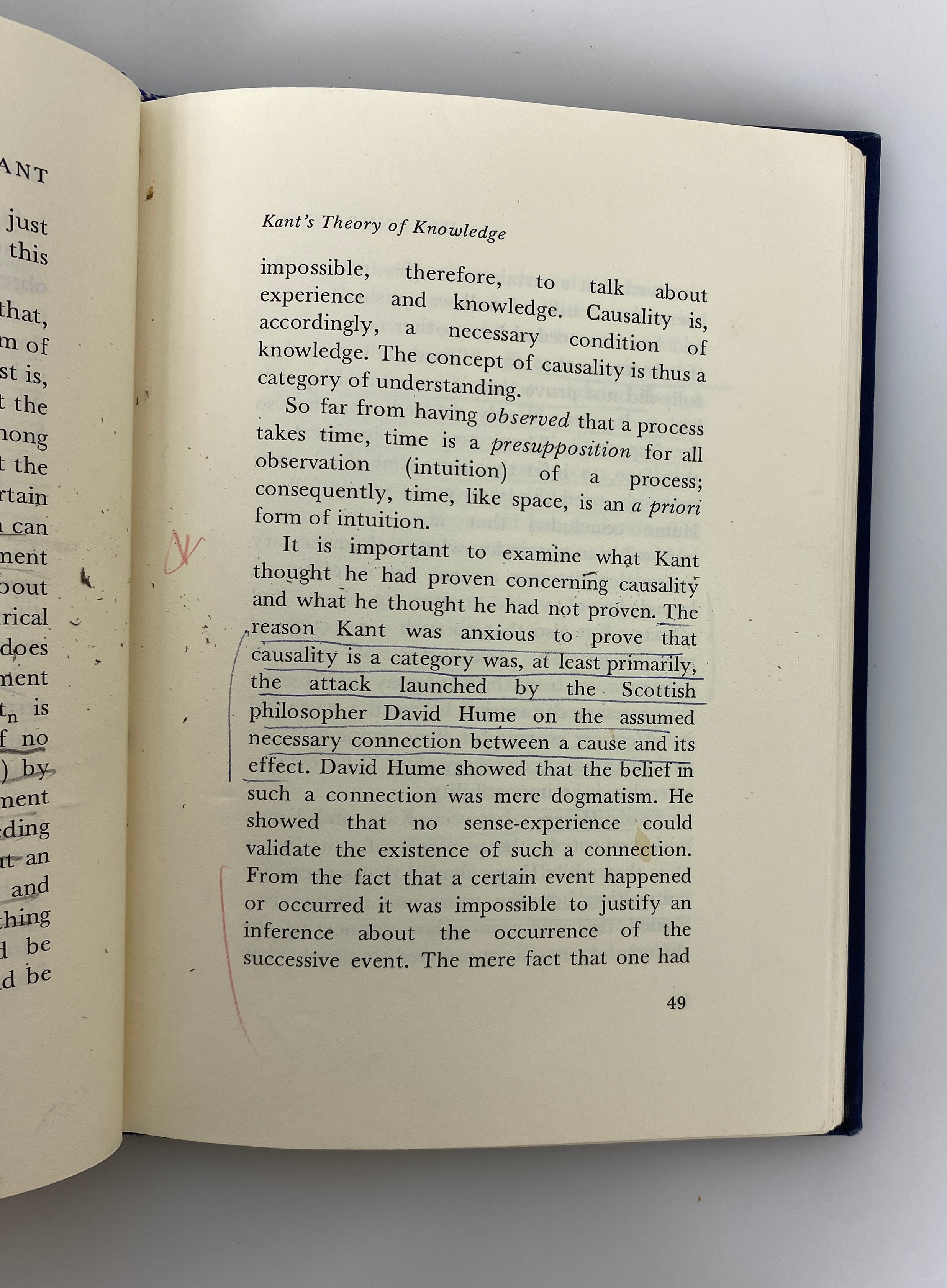 Immanuel Kant Knowledge & Moral Philosophy by Justus Hartnack 1974 Ex-Library HC