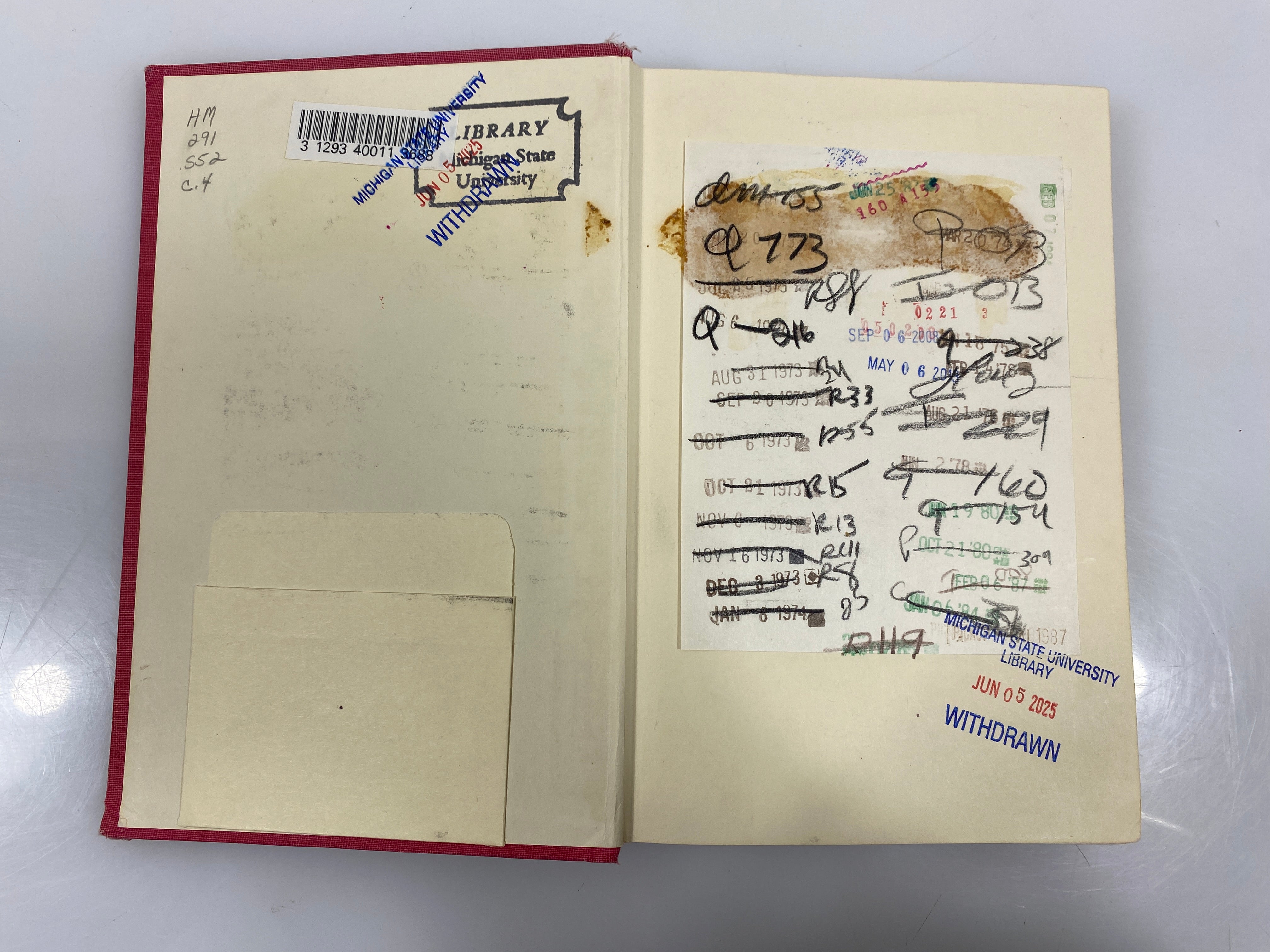 Improvised News by Tamotsu Shibutani 1966 1st Print. Ex-Library HC