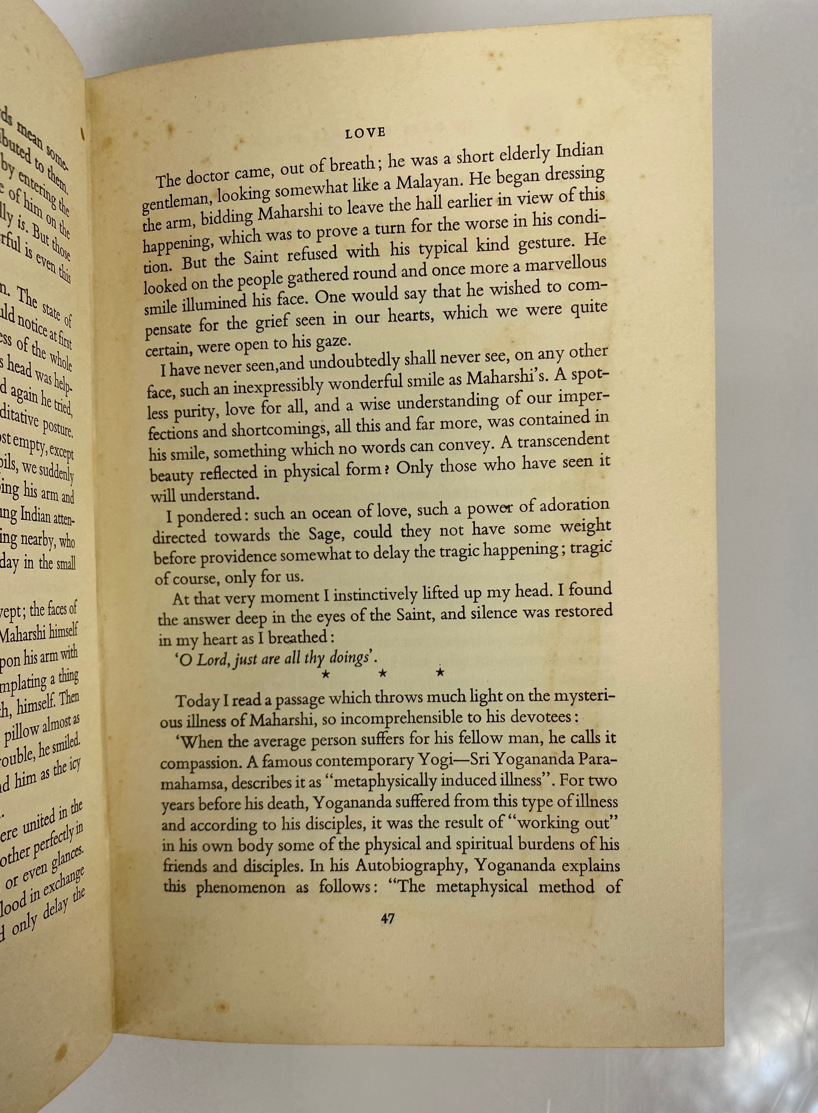 In Days of Great Peace Mouni Sadhu 1957 Second Edition Vintage HC DJ