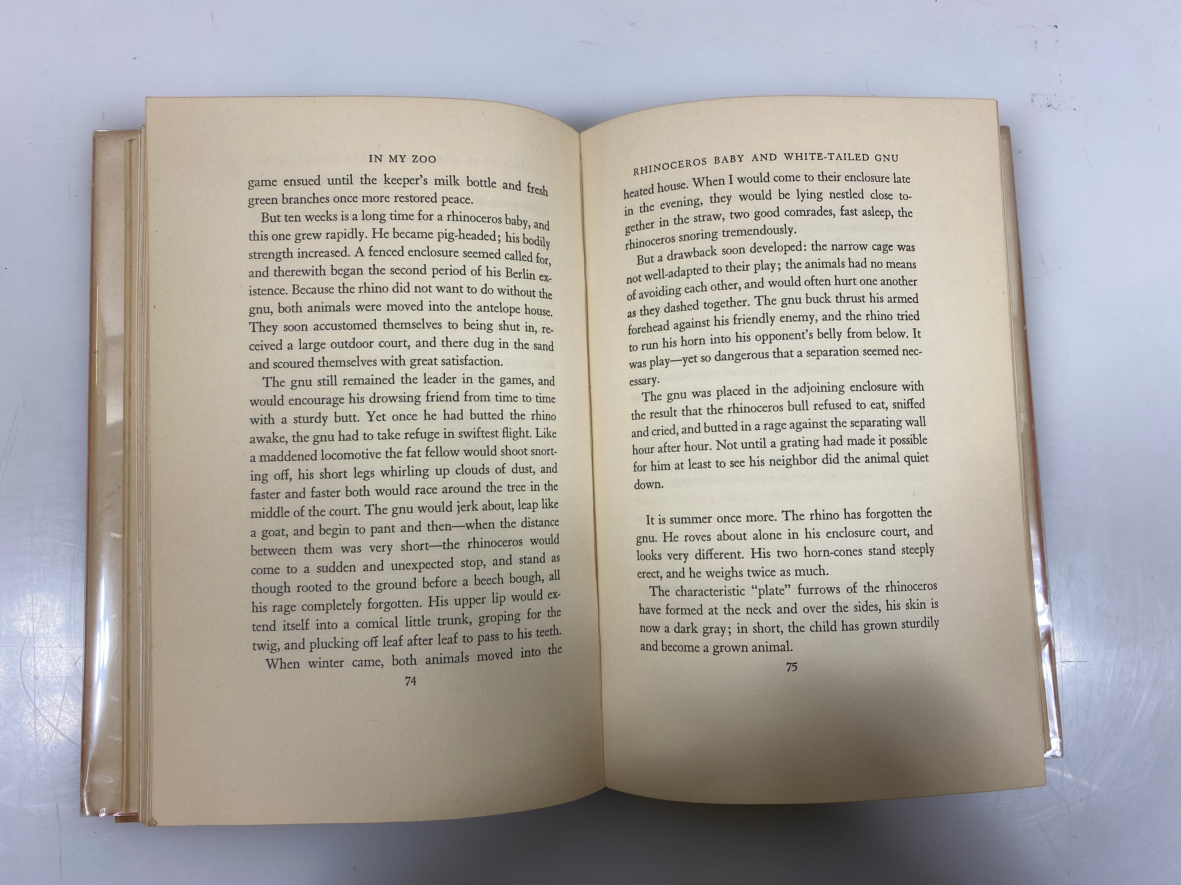 In My Zoo by Paul Eipper Junior Literary Guild 1932 HCDJ