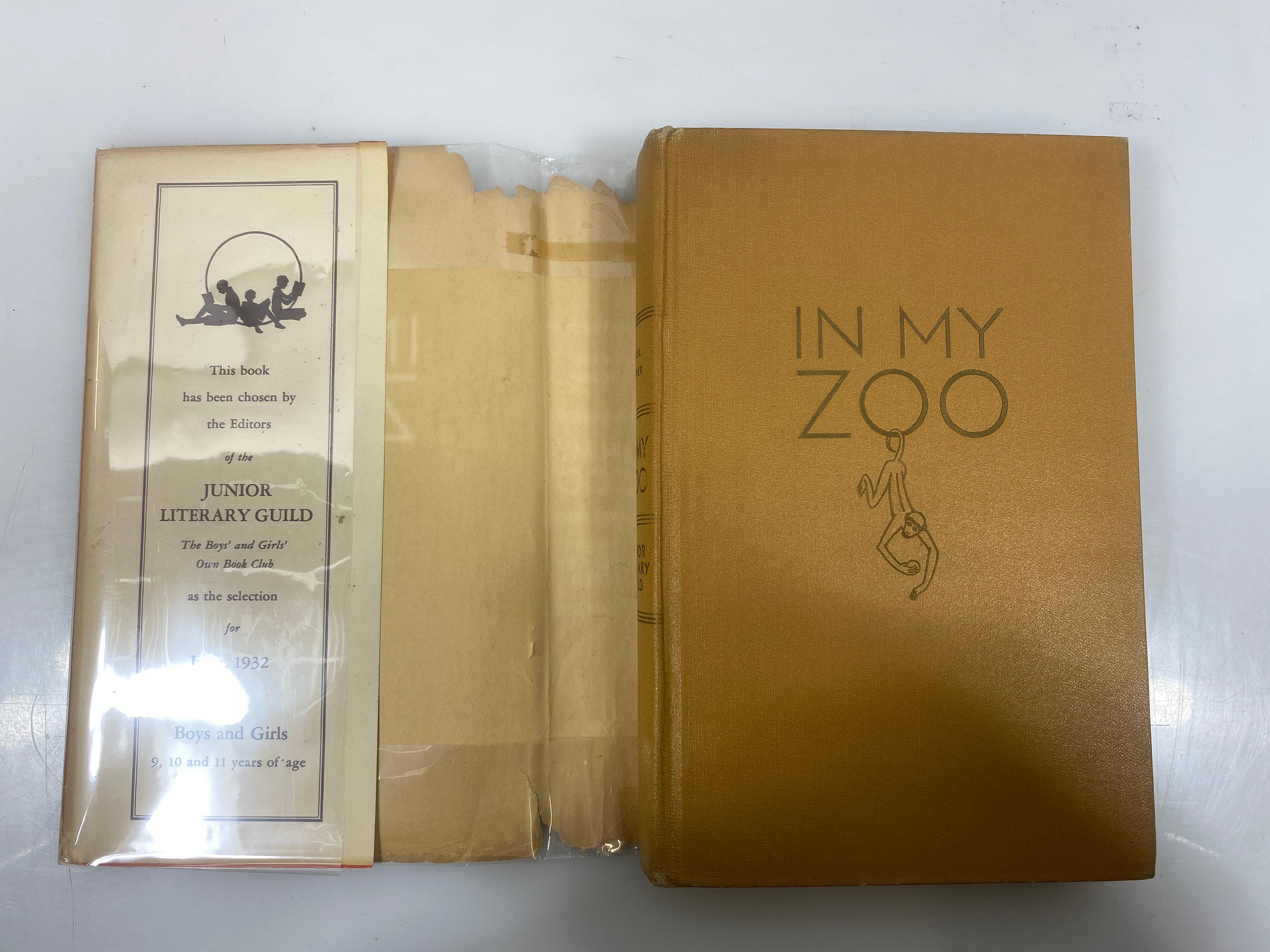 In My Zoo by Paul Eipper Junior Literary Guild 1932 HCDJ