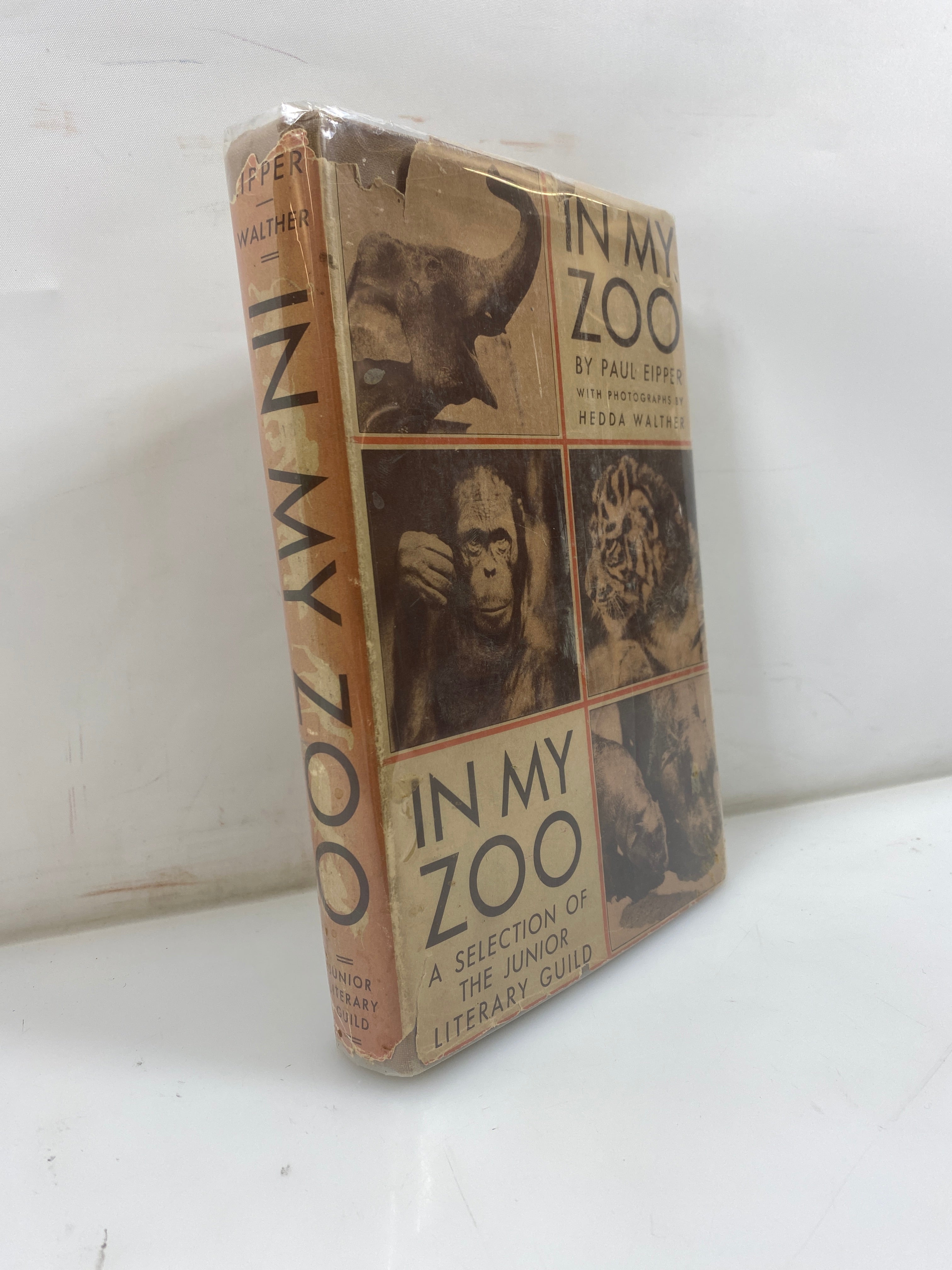 In My Zoo by Paul Eipper Junior Literary Guild 1932 HCDJ