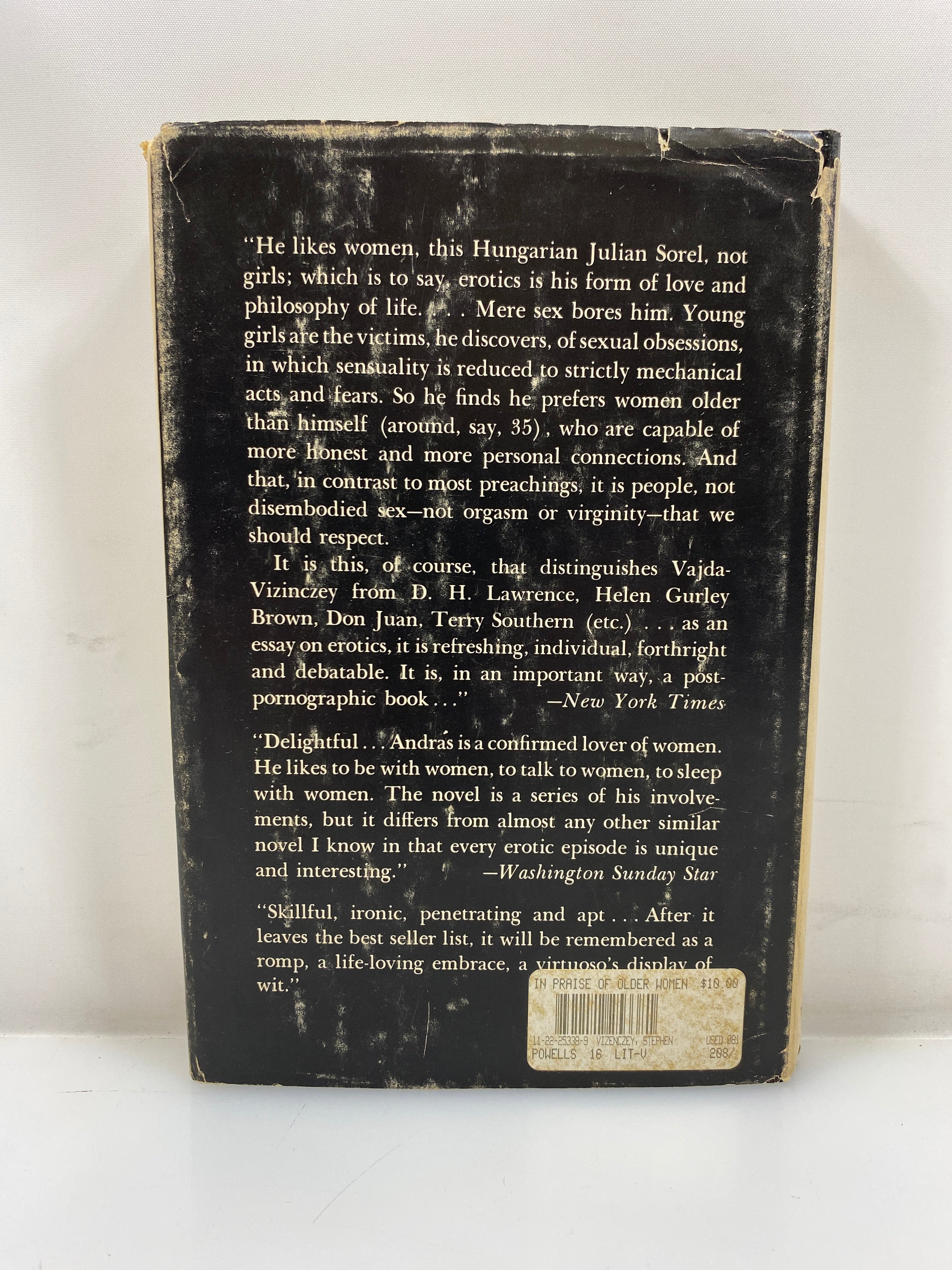 In Praise of Older Women by Vizinczey Trident Press 1966 HCDJ