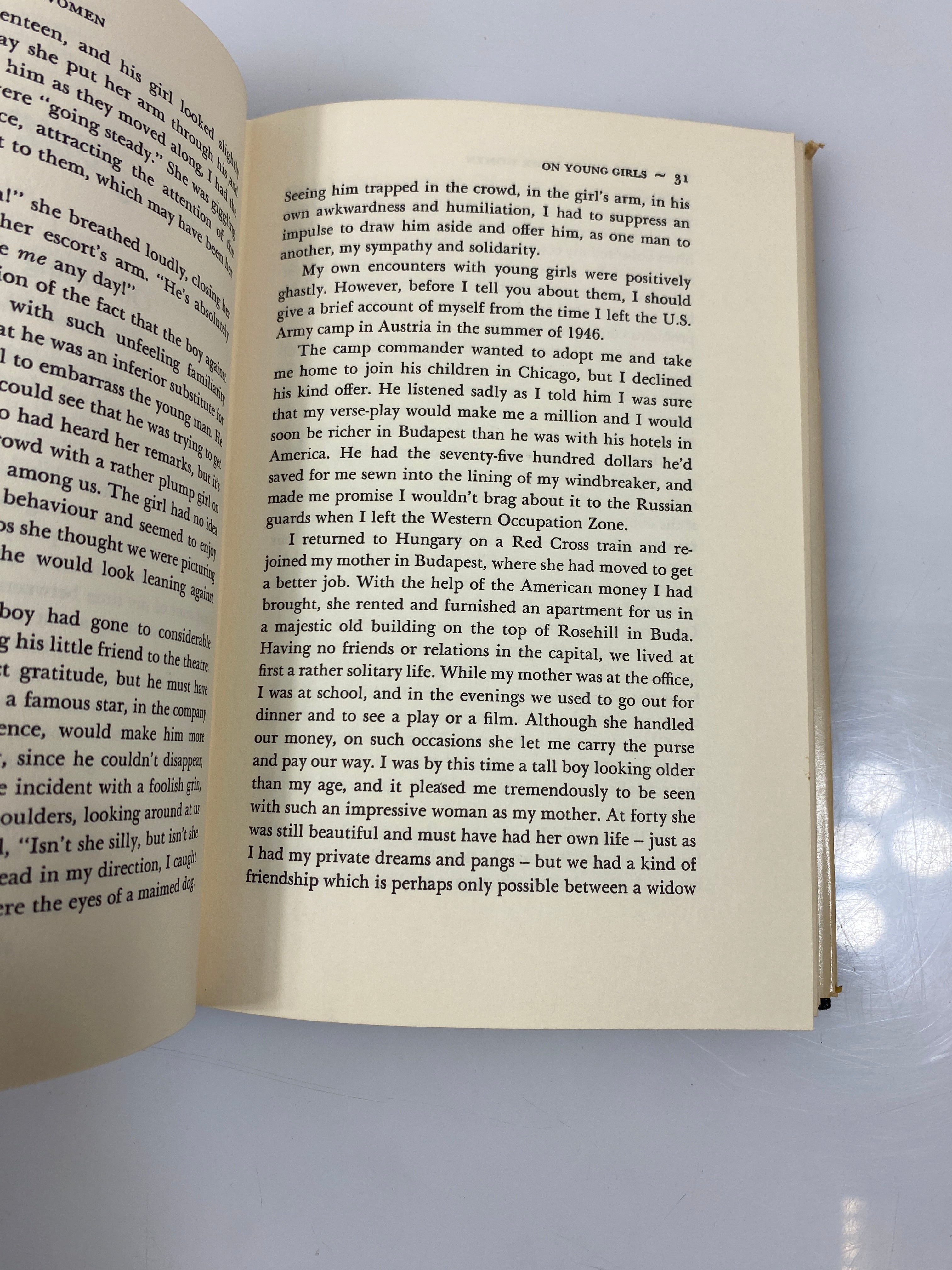 In Praise of Older Women by Vizinczey Trident Press 1966 HCDJ