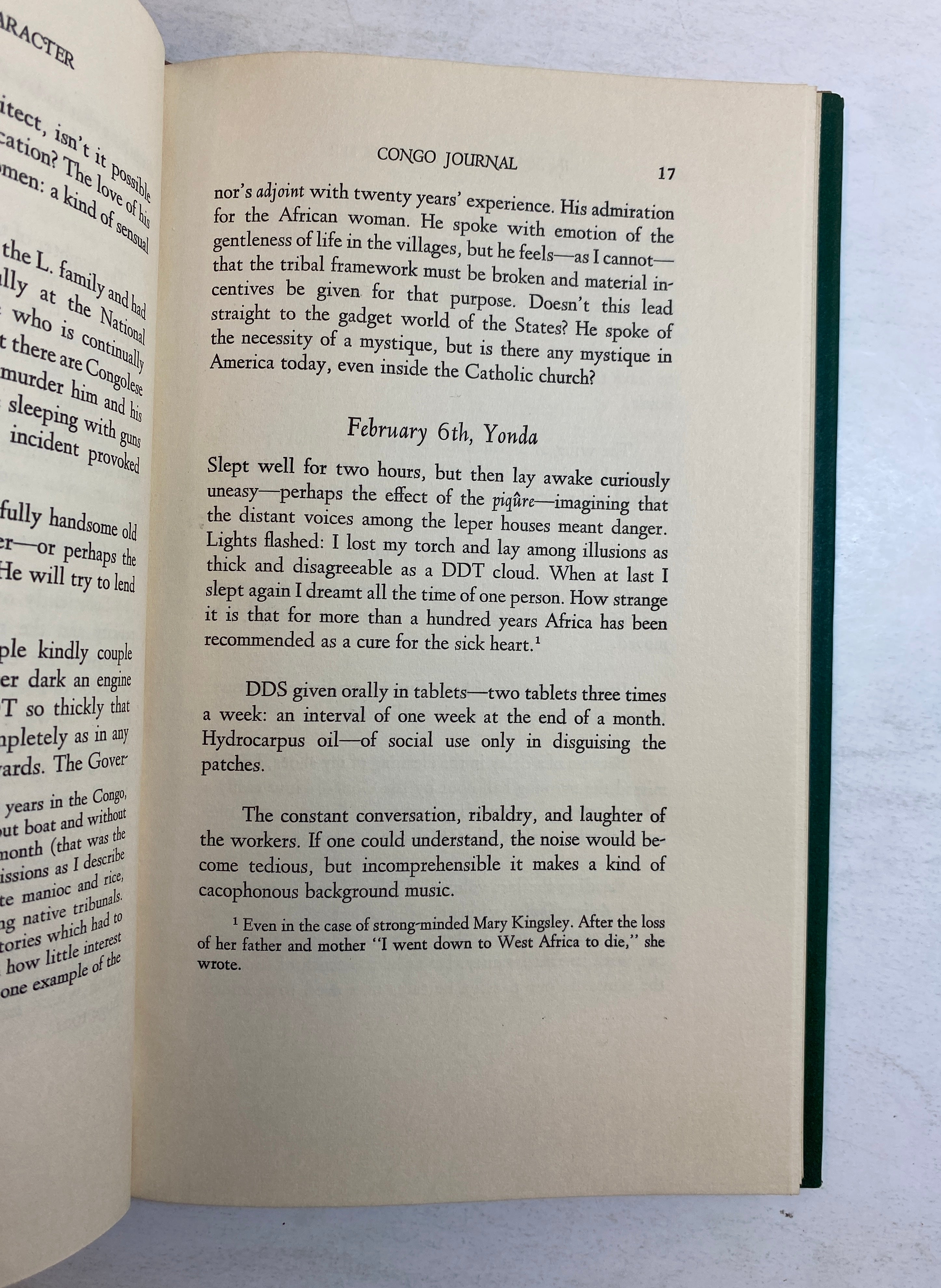 In Search of a Character Two African Journals Graham Greene 1962 HCDJ