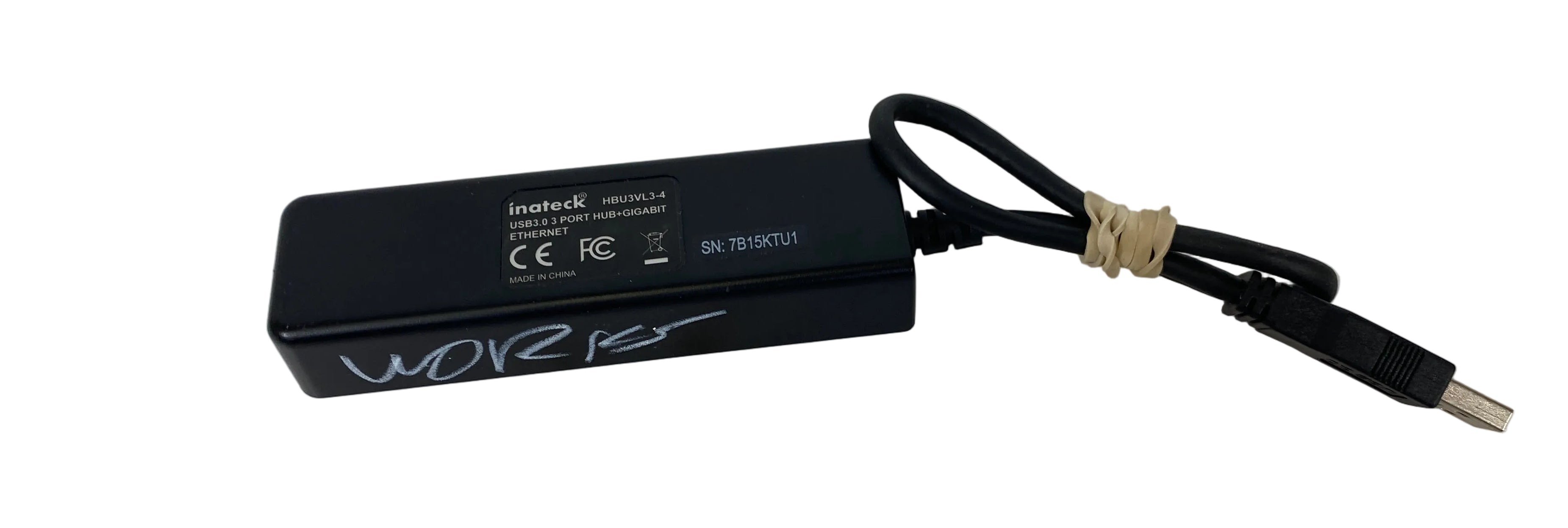 Inateck HBU3VL3-4 USB 3.0 3 Port Hub + Gigabit Ethernet
