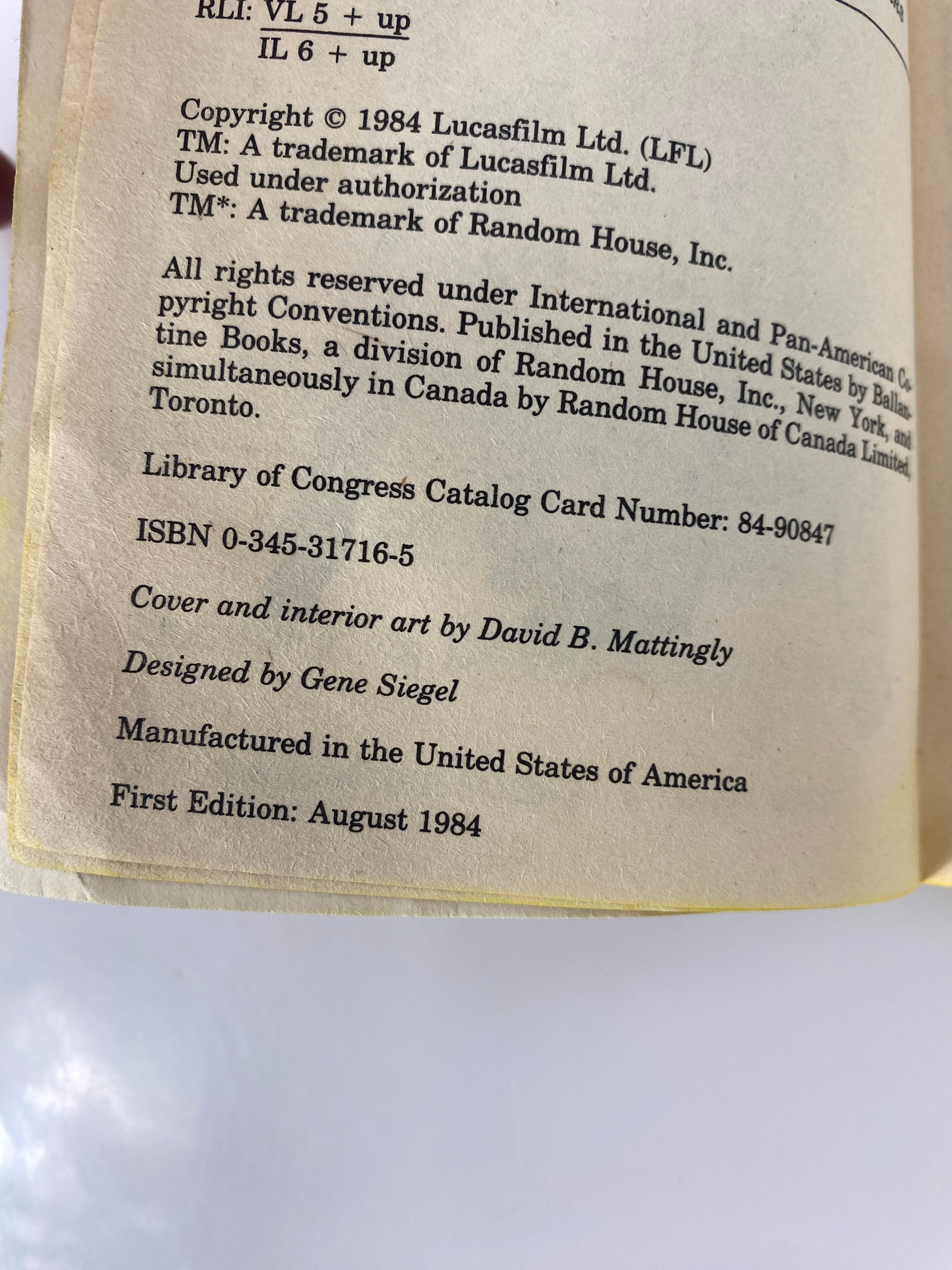 Indiana Jones Find your Fate 4 Richard Wenk SC 1984