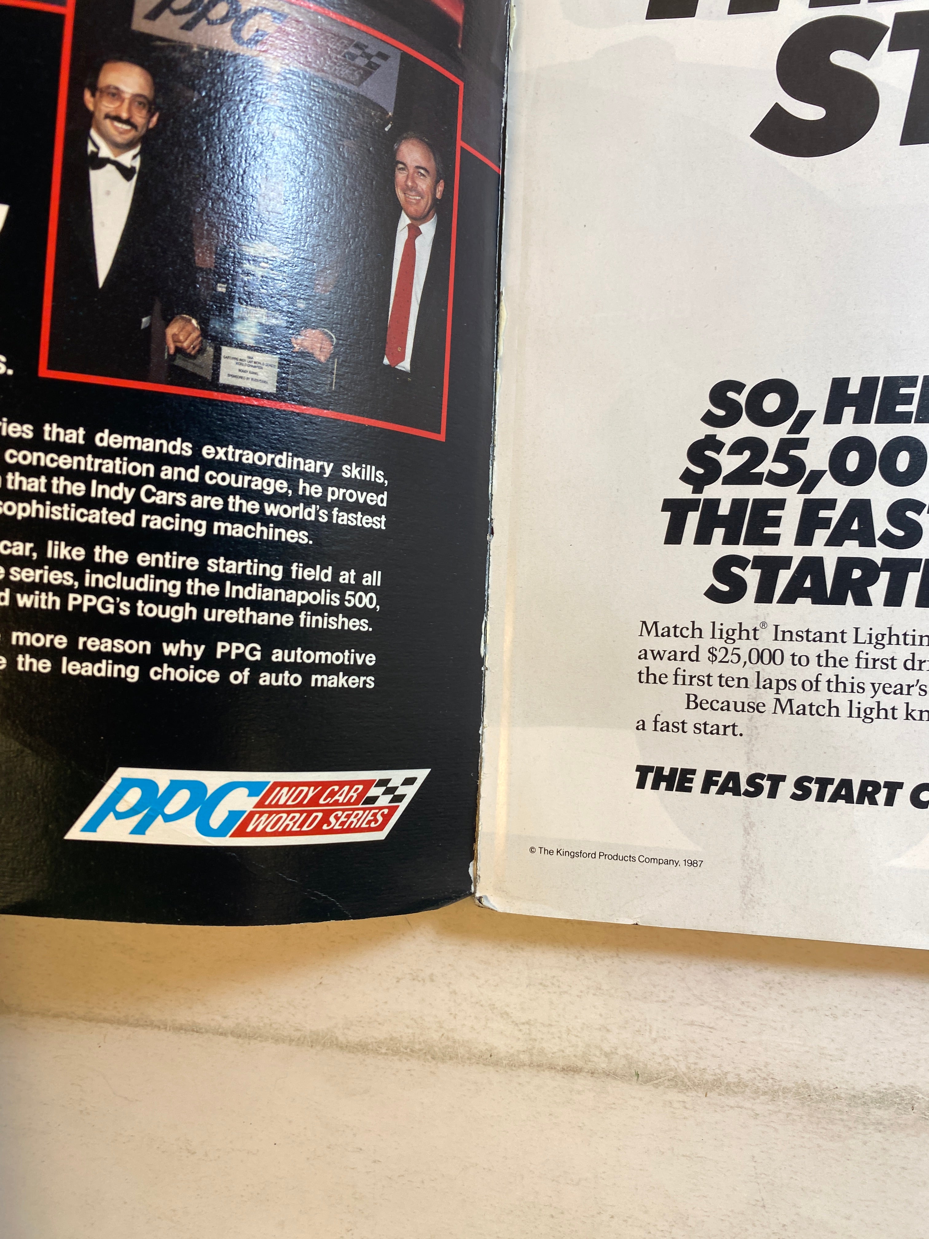 Indianapolis 500 Program 1987