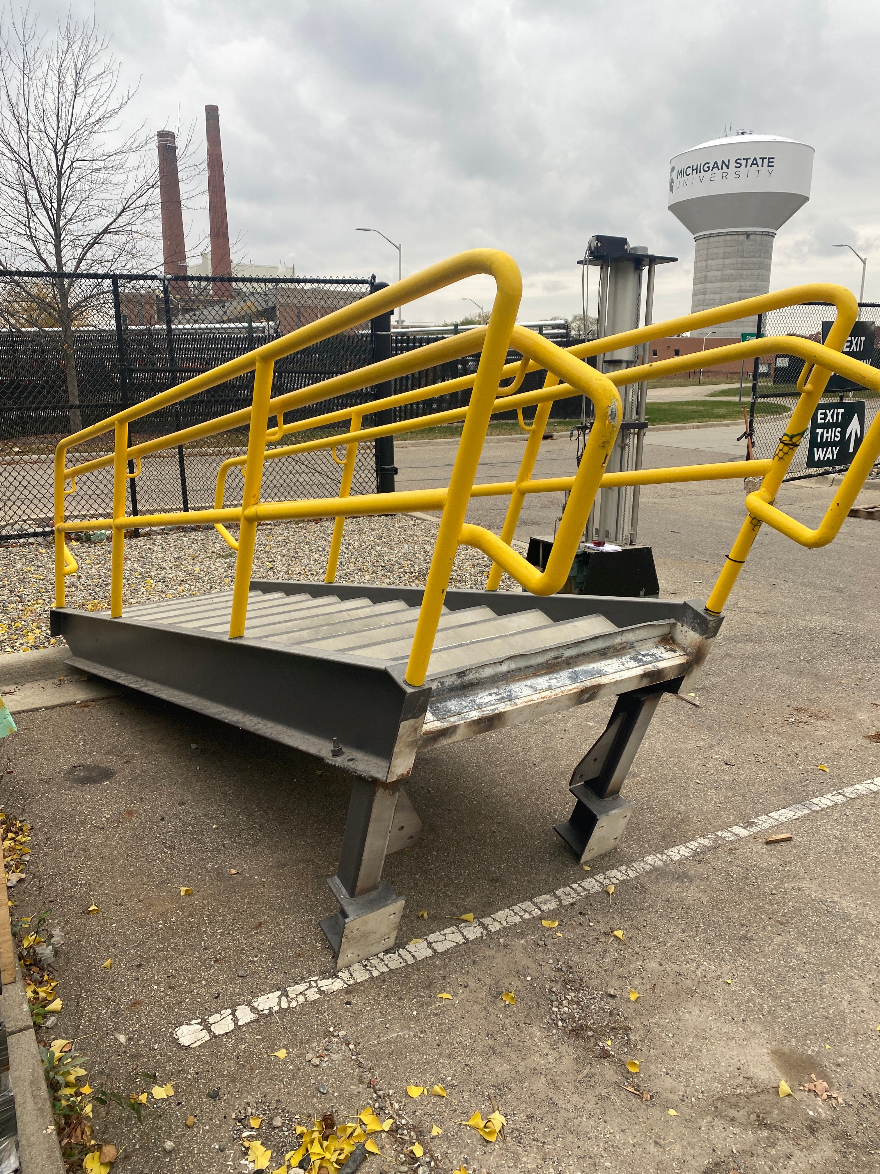 Industrial 11-Step Staircase